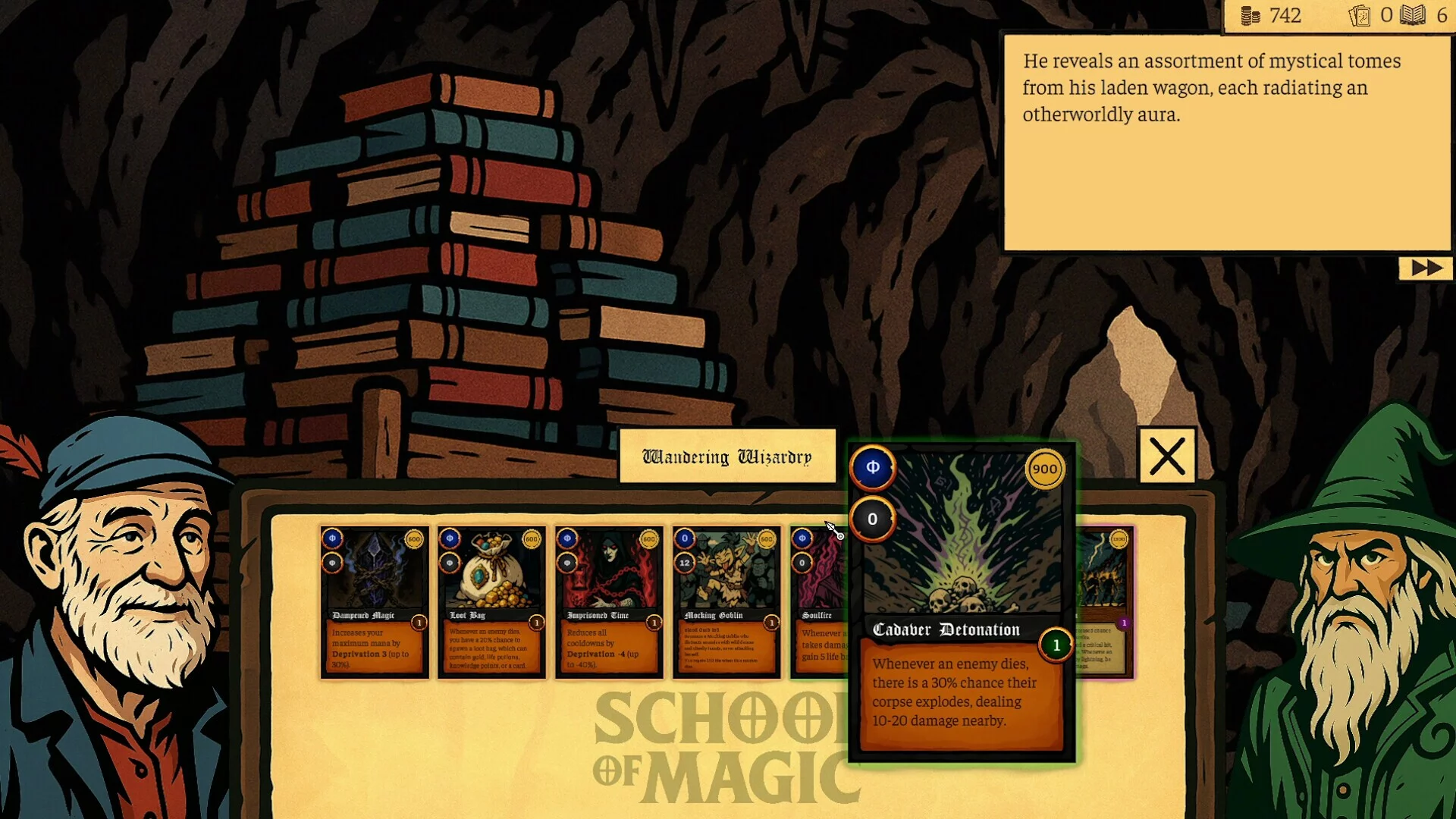 Изображение игры: School of Magic: Deck & Slash