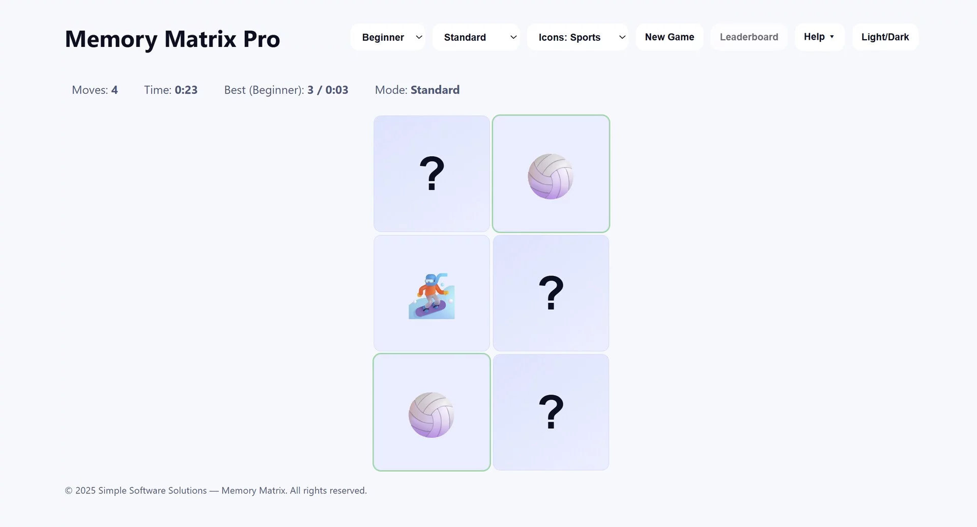 Изображение игры: Memory Matrix Pro