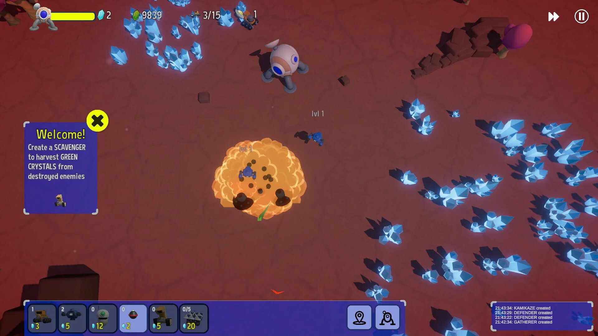 Изображение игры: Space Base Defense