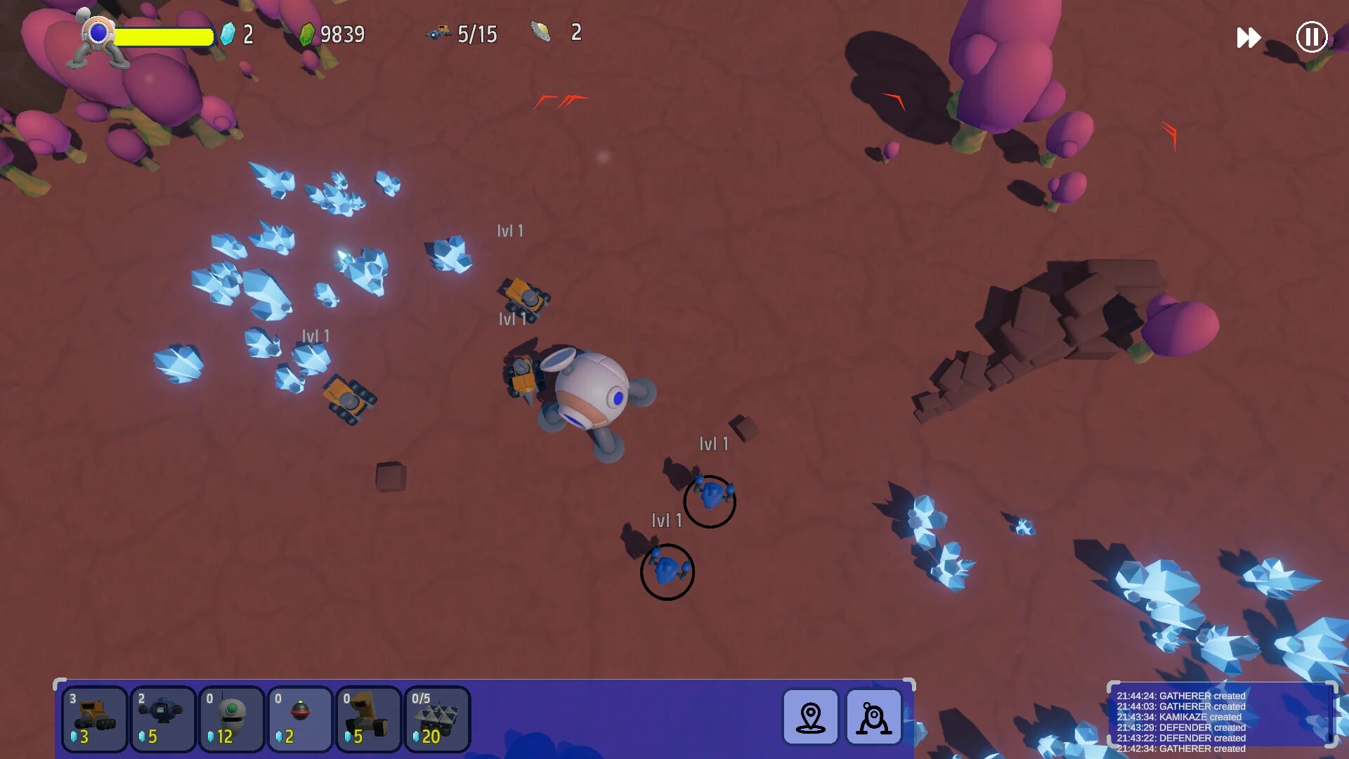 Изображение игры: Space Base Defense