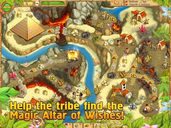 Изображение игры: Island Tribe 2.
