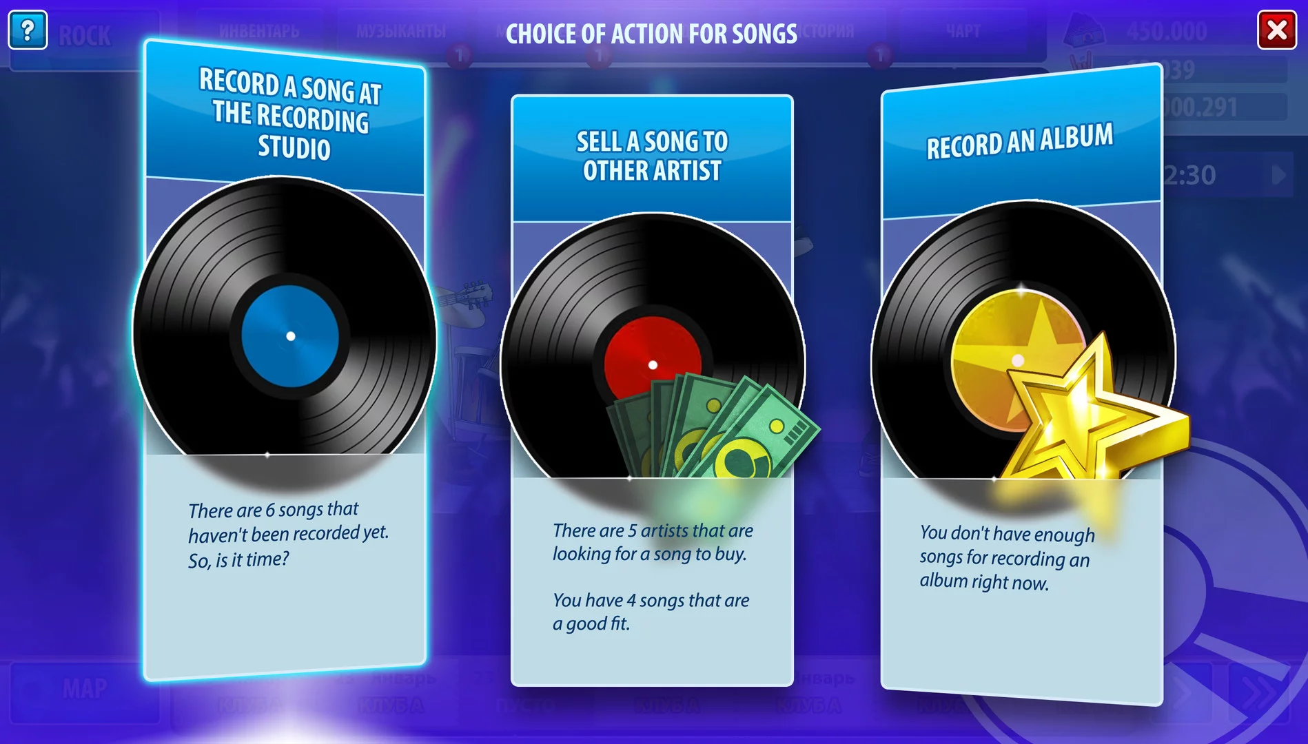 Изображение игры: Music Awards Manager