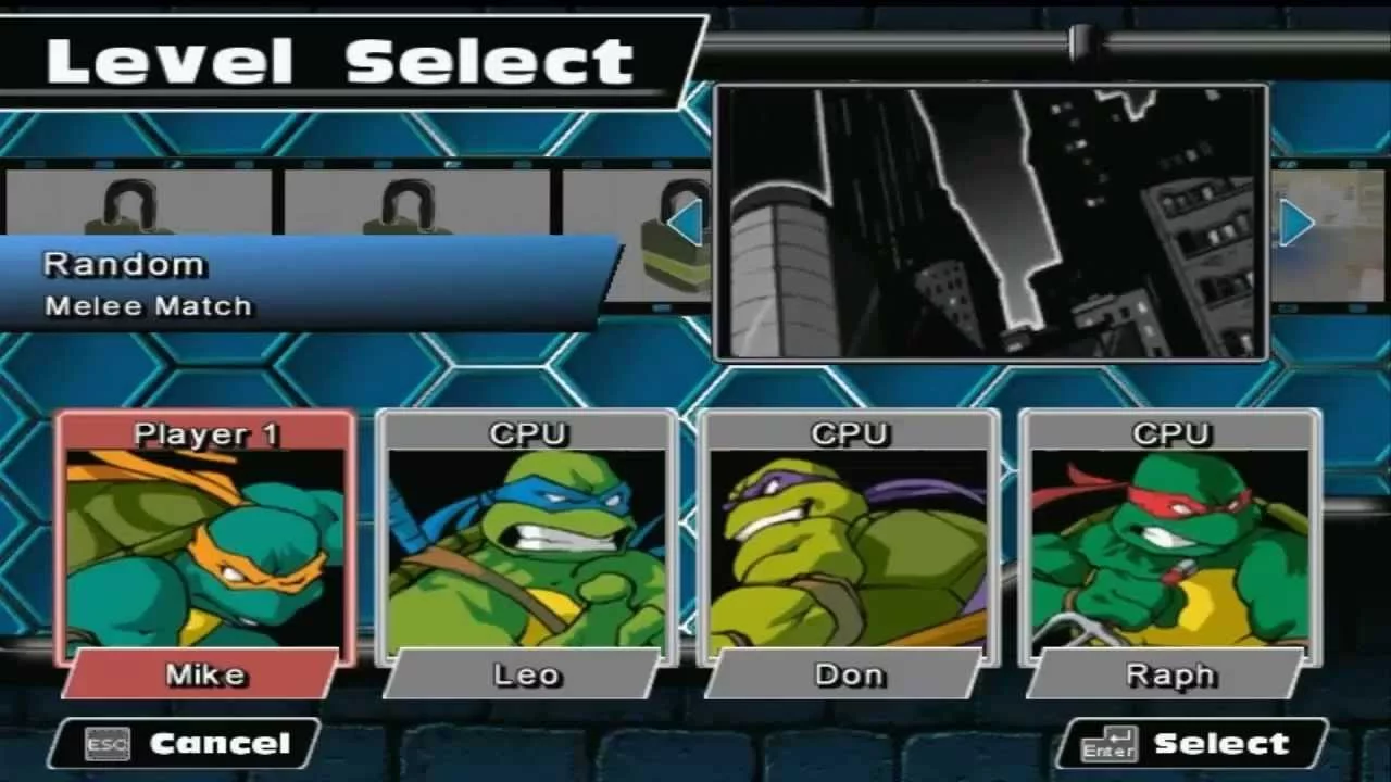 Изображение игры: Teenage Mutant Ninja Turtles: Mutant Melee