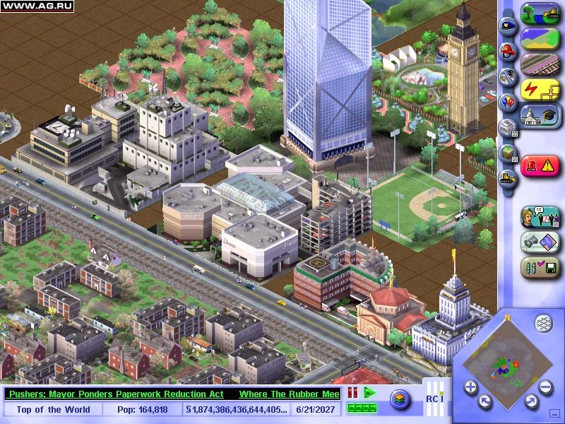 Изображение игры: SimCity 3000