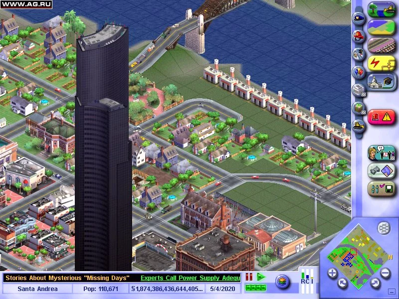 Изображение игры: SimCity 3000