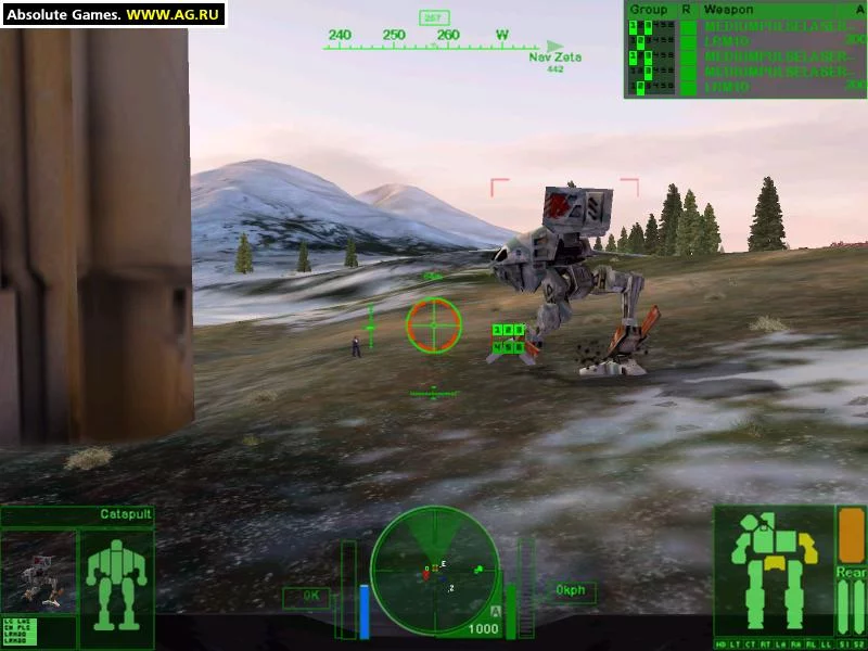 Изображение игры: MechWarrior 4: Vengeance