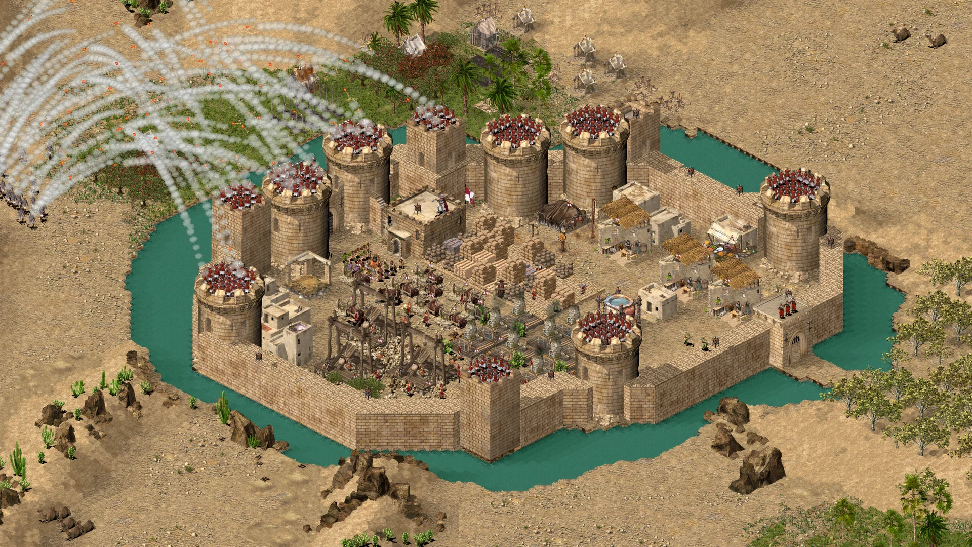 Изображение игры: Stronghold Crusader HD