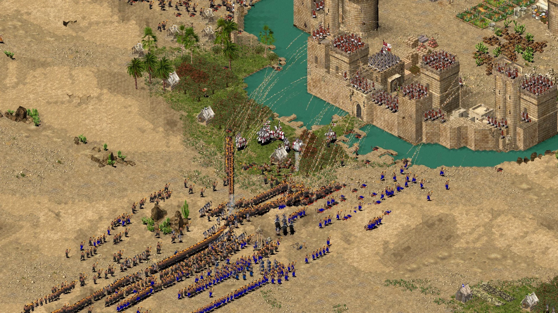 Изображение игры: Stronghold Crusader HD