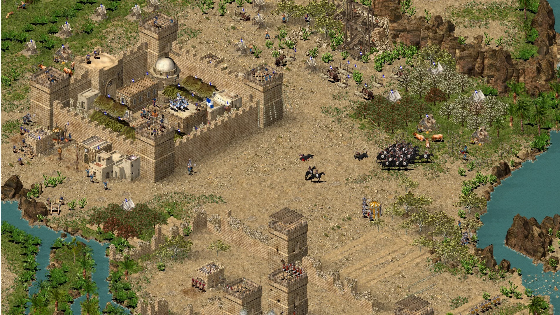 Изображение игры: Stronghold Crusader HD