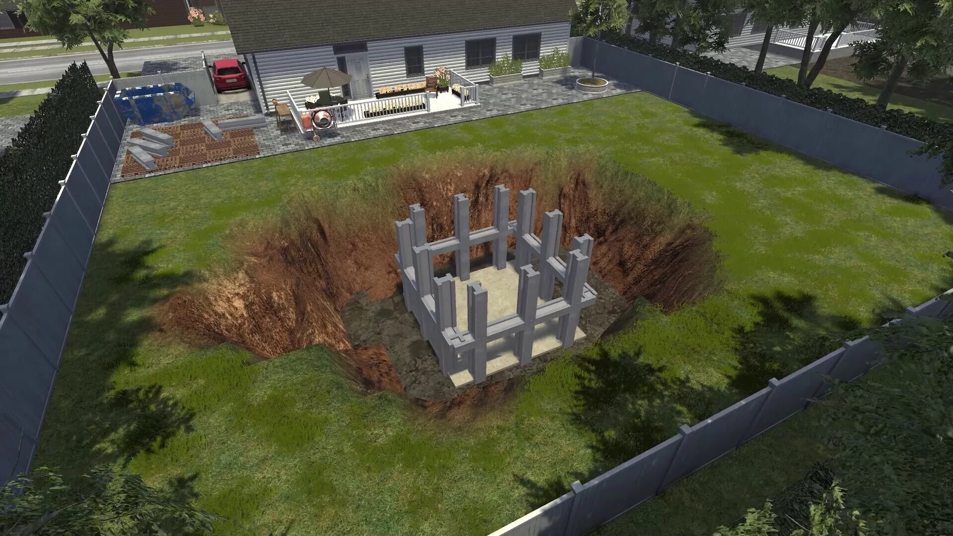 Изображение игры: Bunker Builder Simulator: Prologue