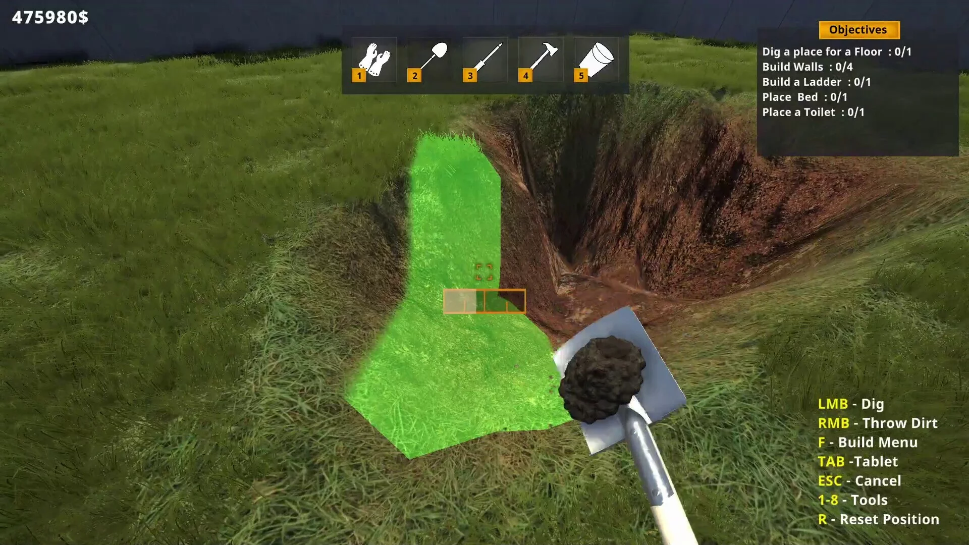 Изображение игры: Bunker Builder Simulator: Prologue