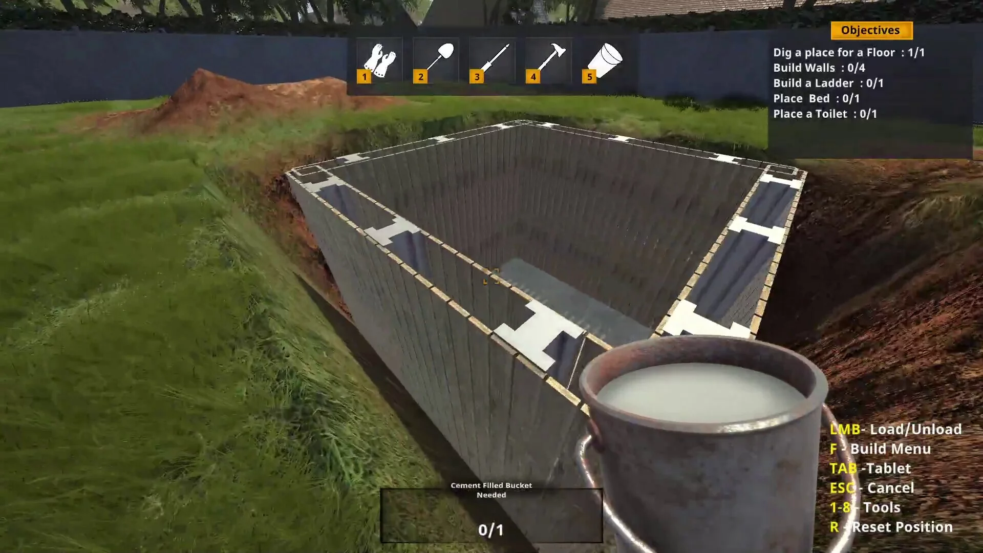 Изображение игры: Bunker Builder Simulator: Prologue