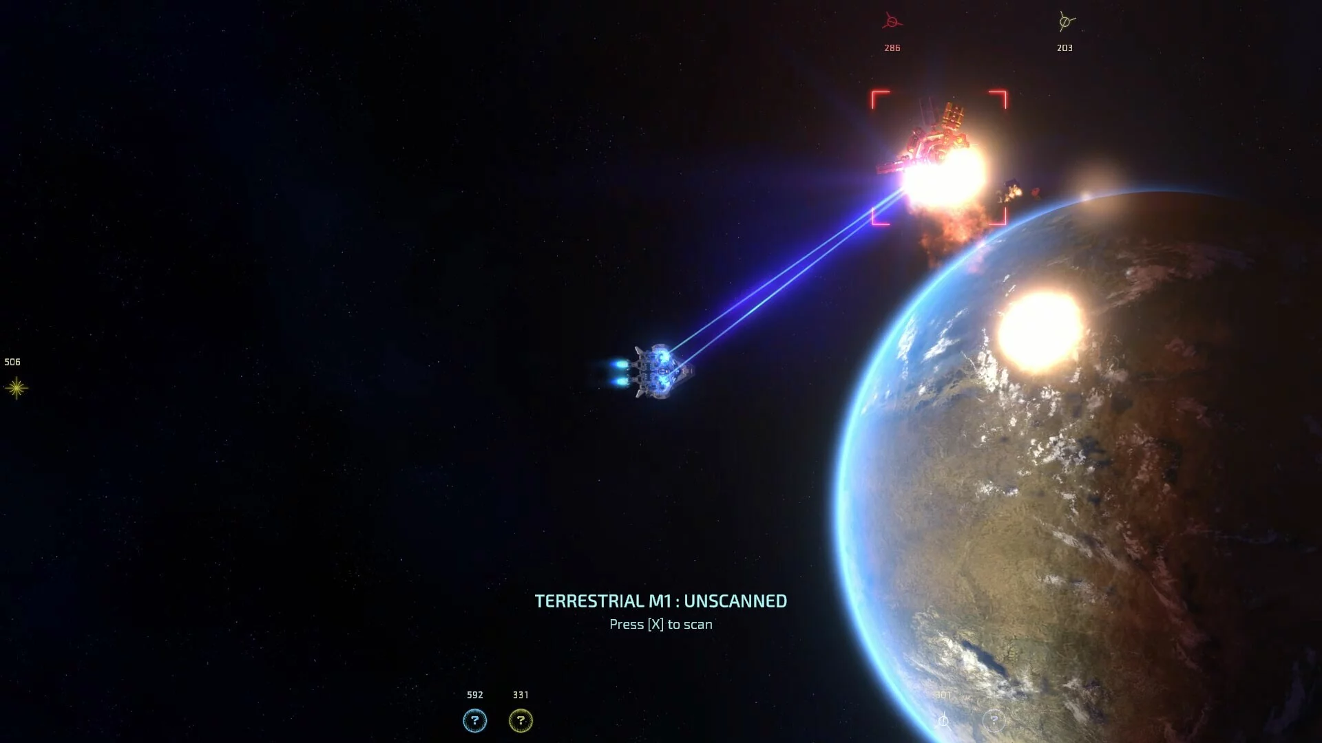 Изображение игры: Starcom: Unknown Space