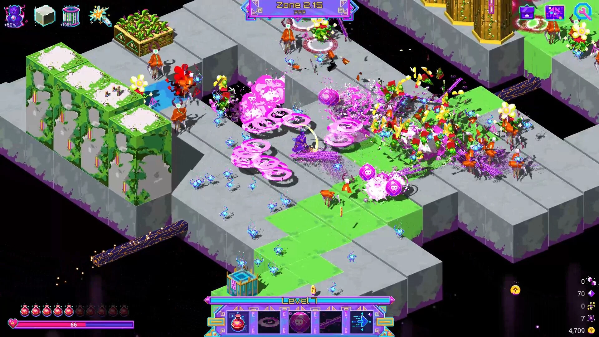 Изображение игры: Neon Spellstorm