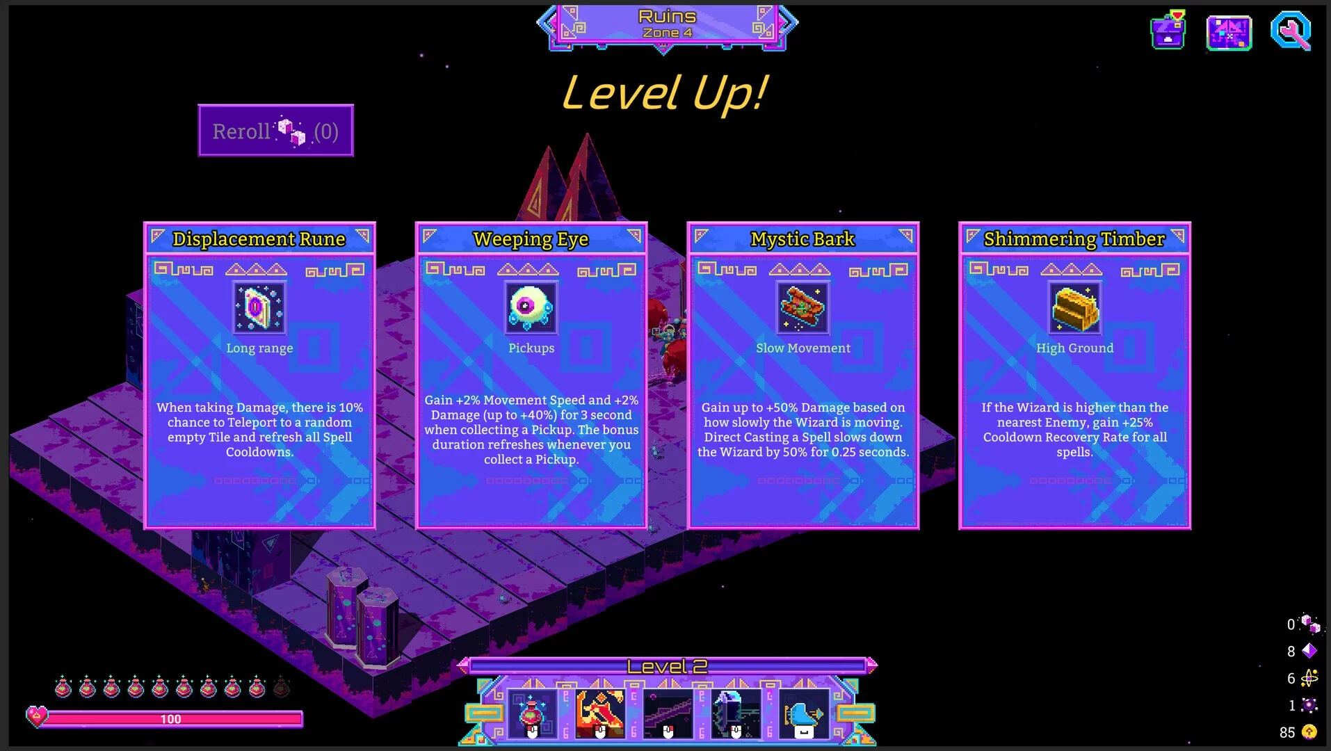Изображение игры: Neon Spellstorm