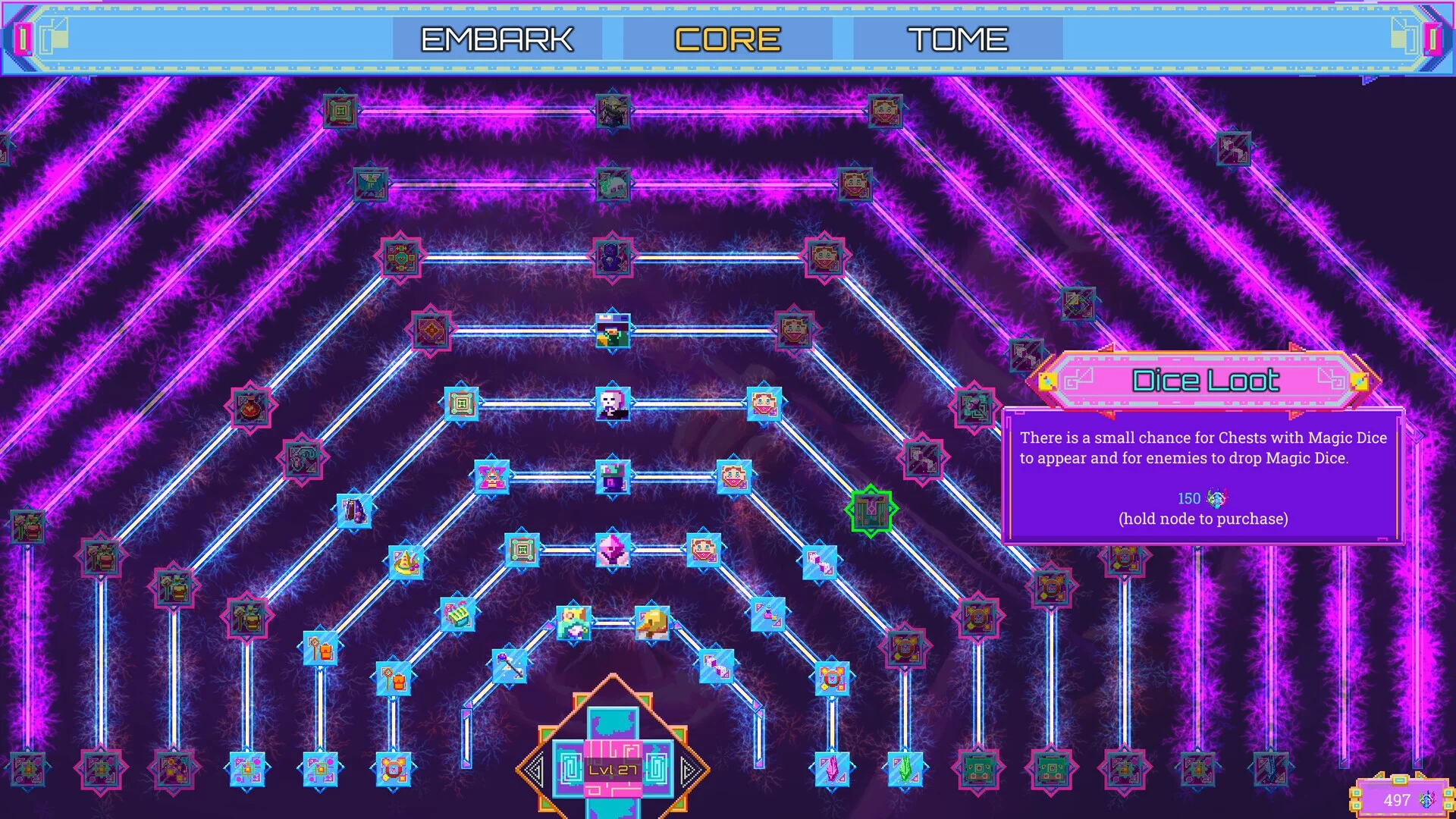 Изображение игры: Neon Spellstorm