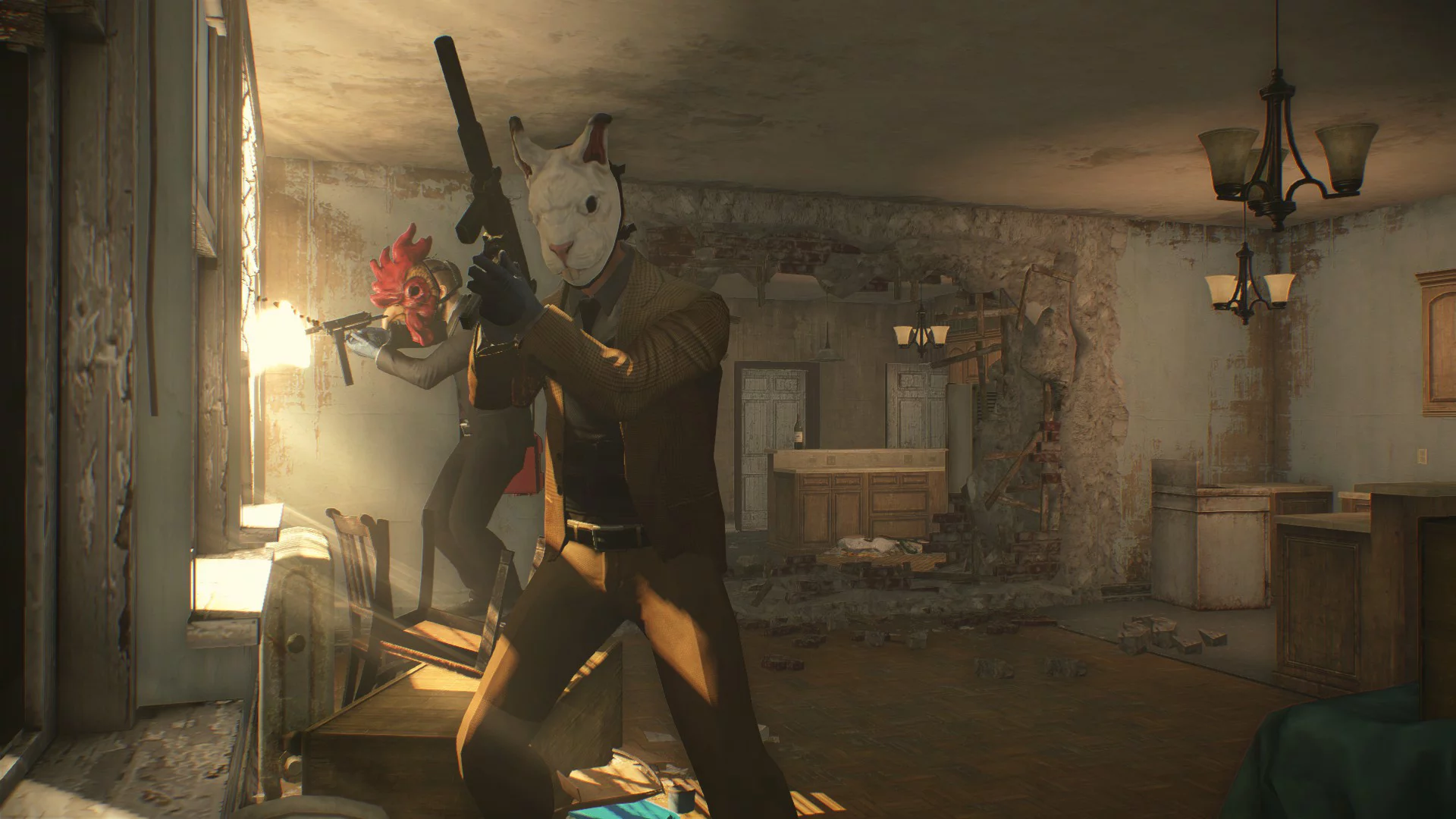Изображение игры: PayDay 2: Hotline Miami