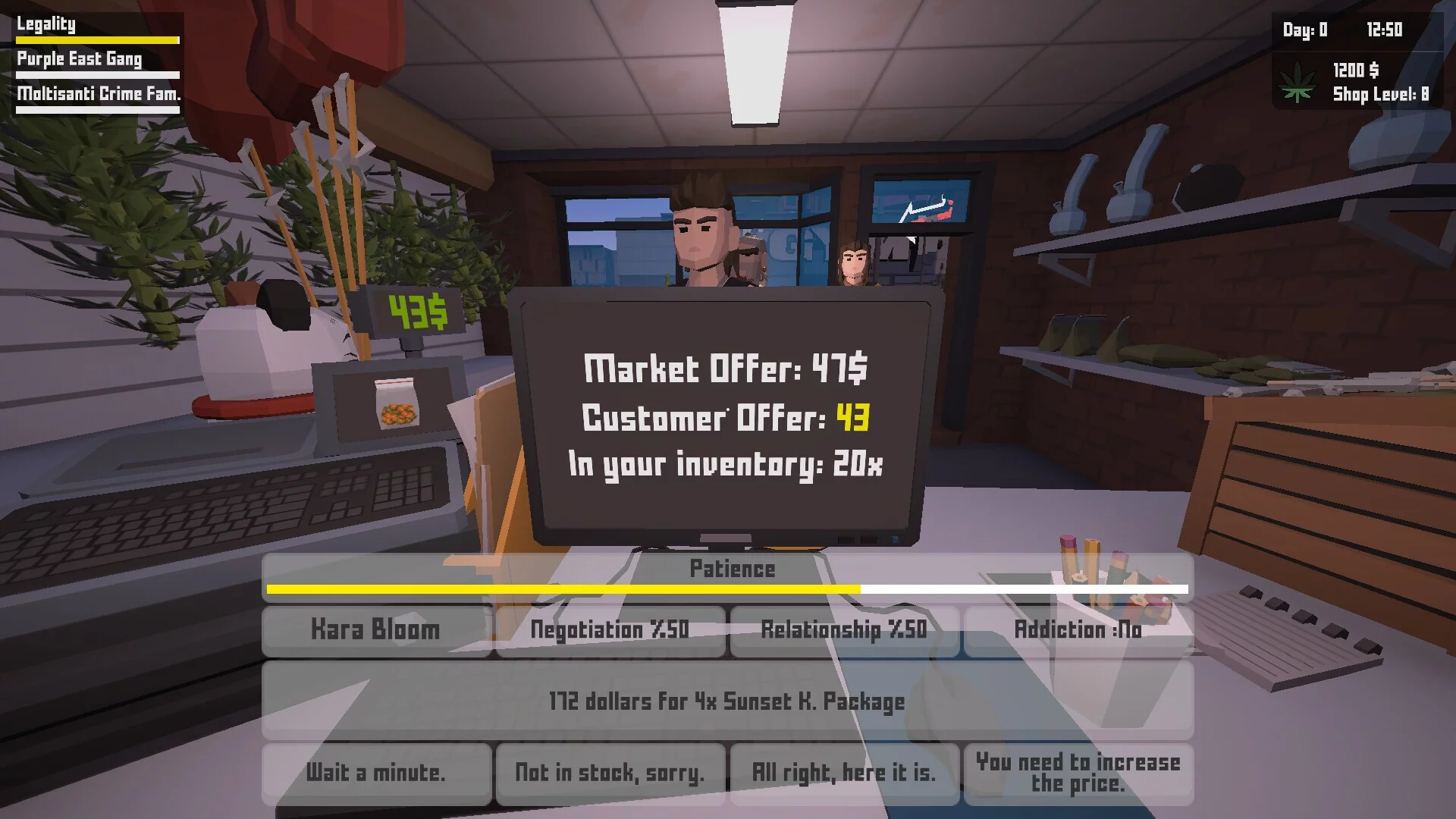 Изображение игры: Weed Store Simulator