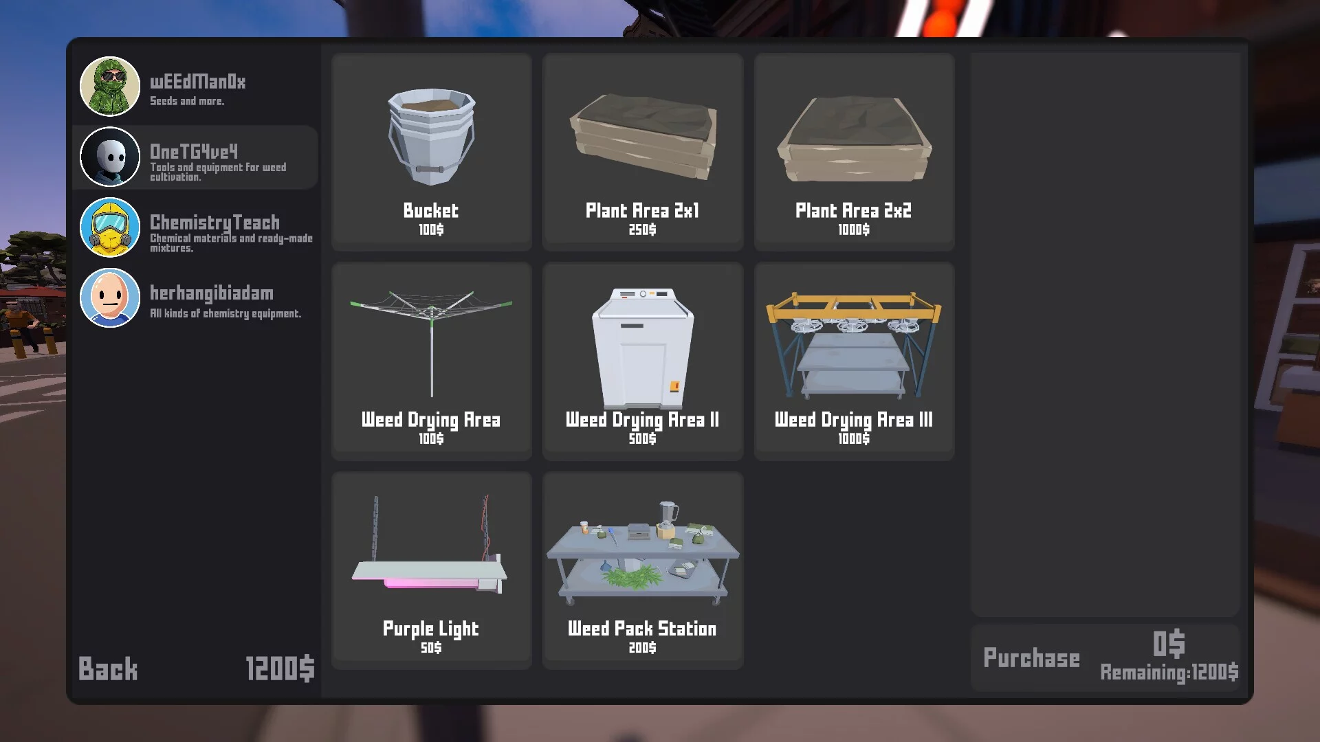 Изображение игры: Weed Store Simulator