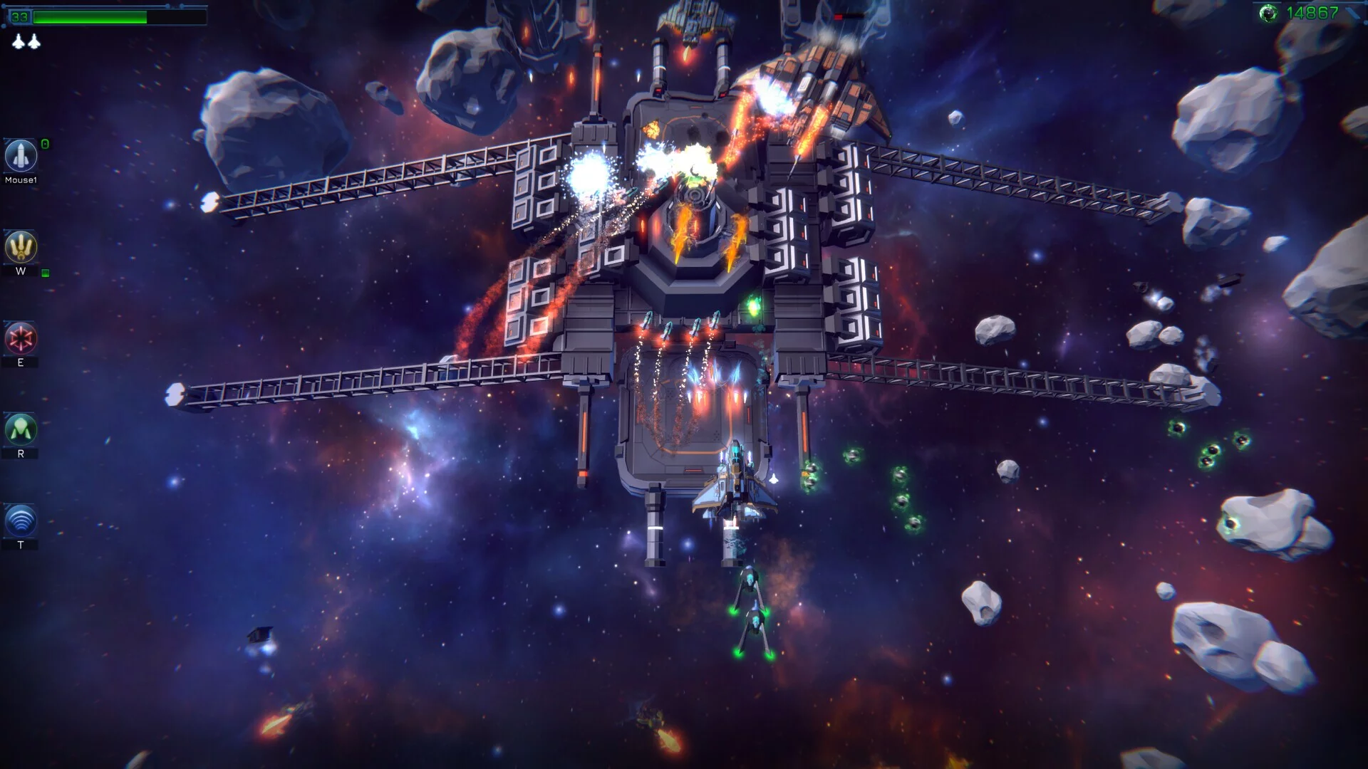 Изображение игры: Astro Flame: Starfighter