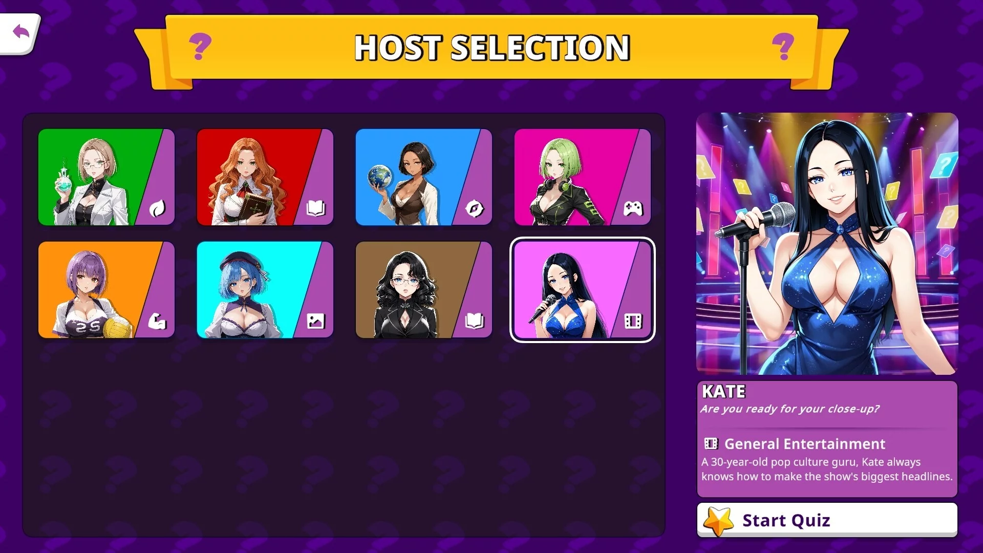 Изображение игры: A Sexy Quiz Show