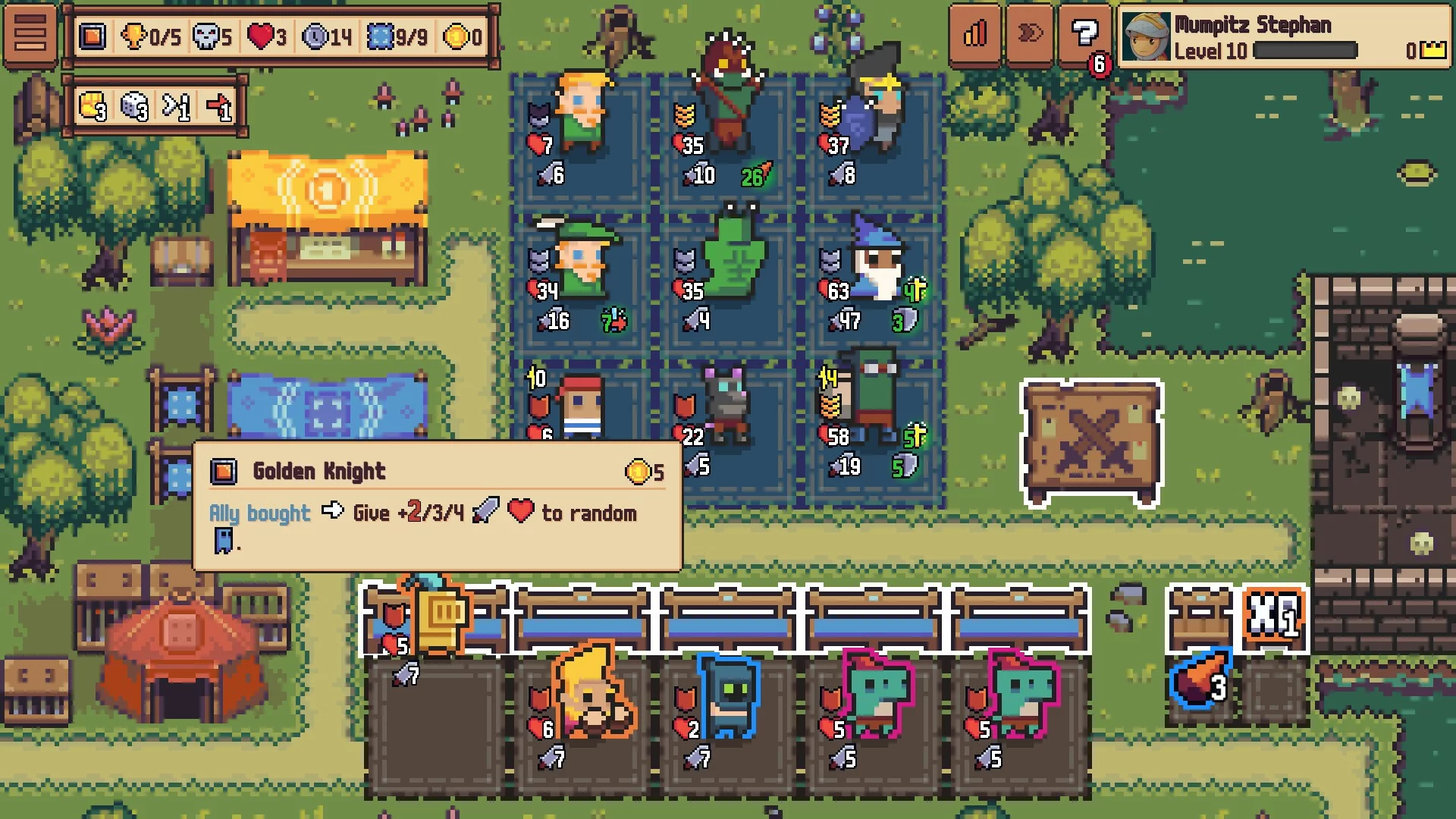 Изображение игры: Tiny Auto Knights