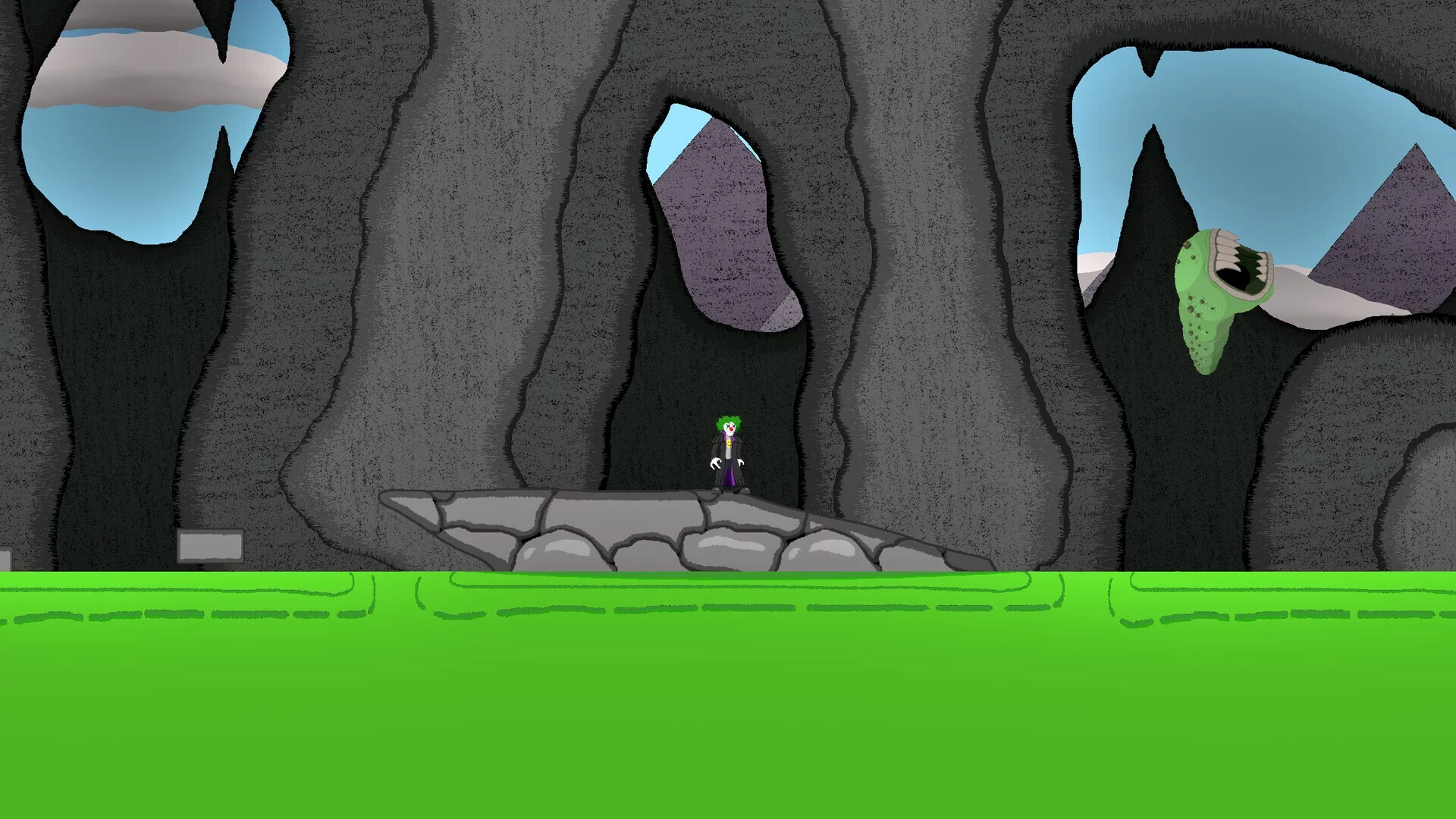 Изображение игры: Curtains The Clown