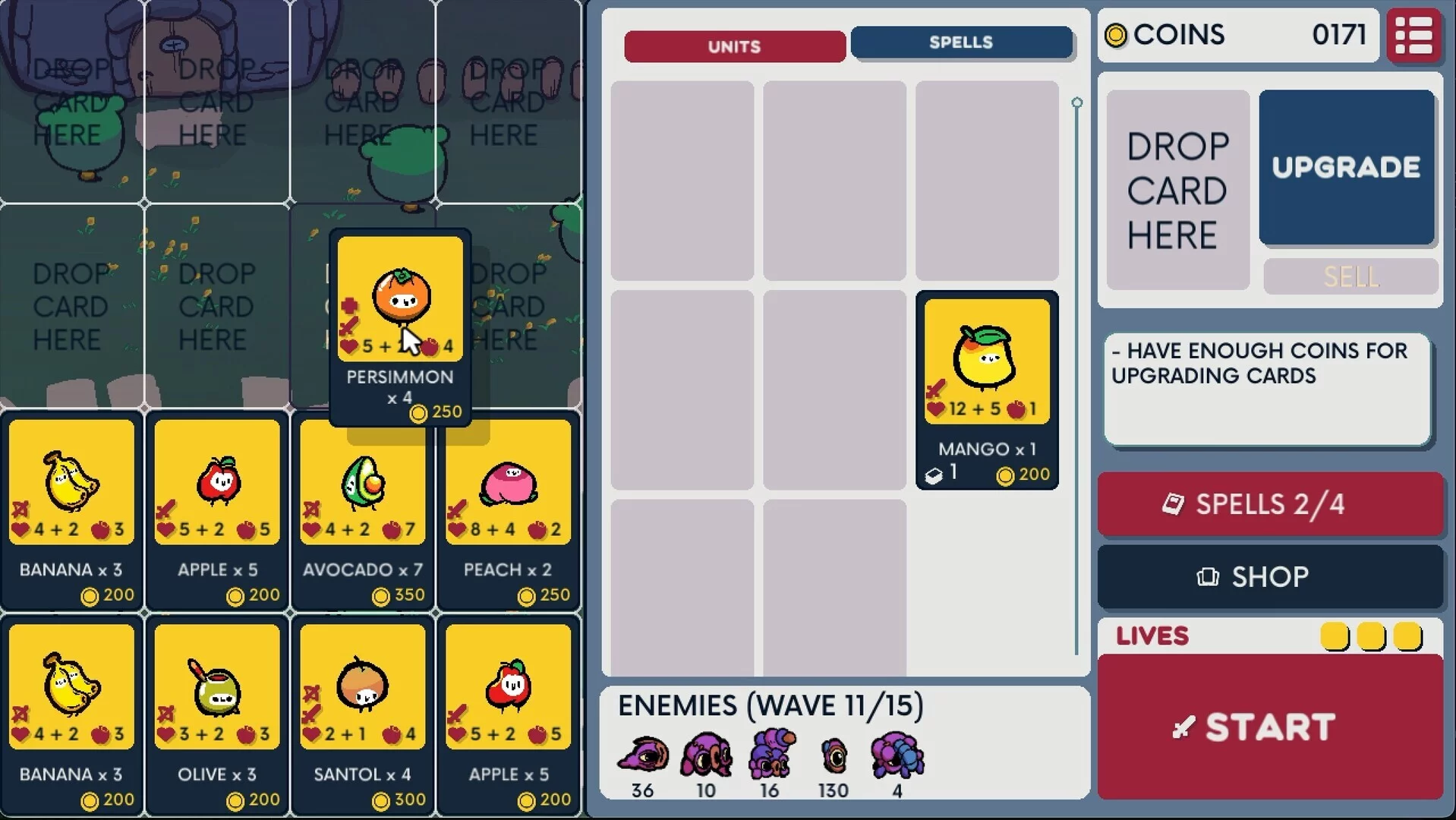 Изображение игры: Fruit vs. Aliens