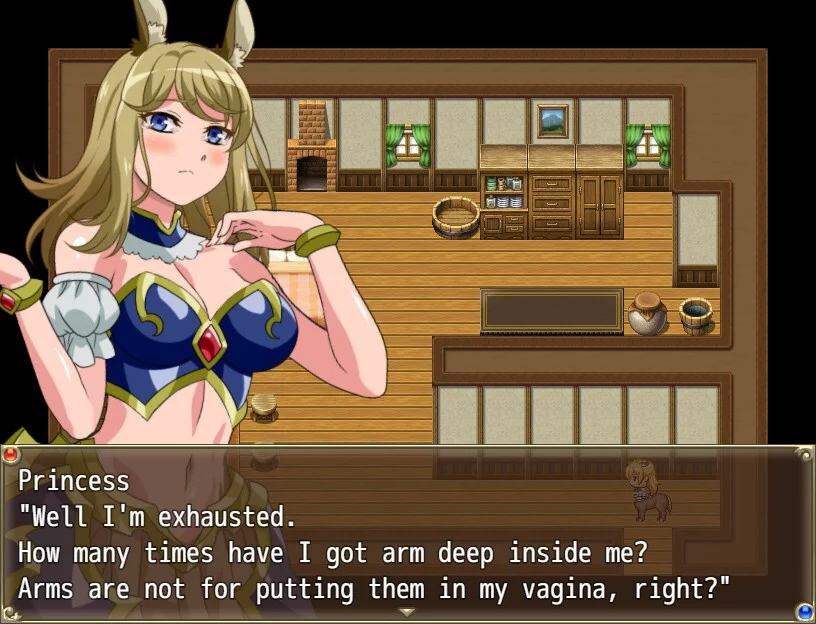 Изображение игры: Interview with horny Horse Princess