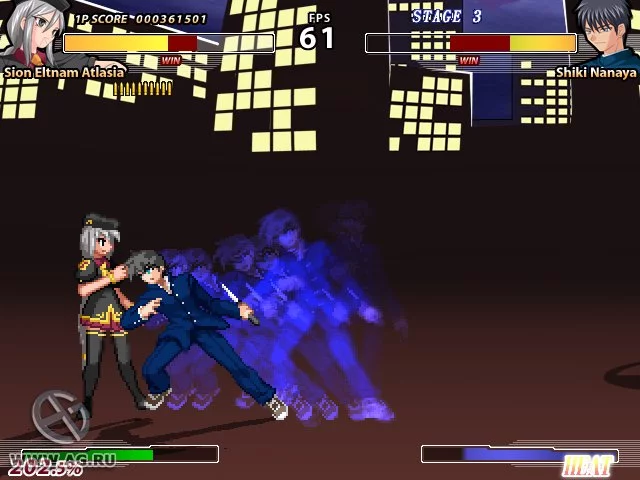 Изображение игры: Melty Blood: ReAct