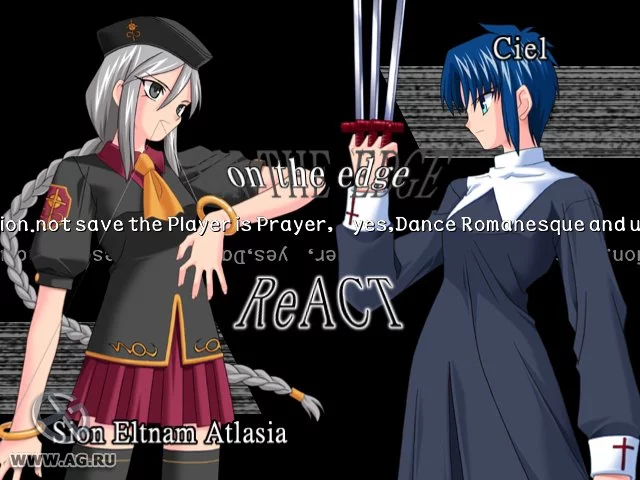Изображение игры: Melty Blood: ReAct