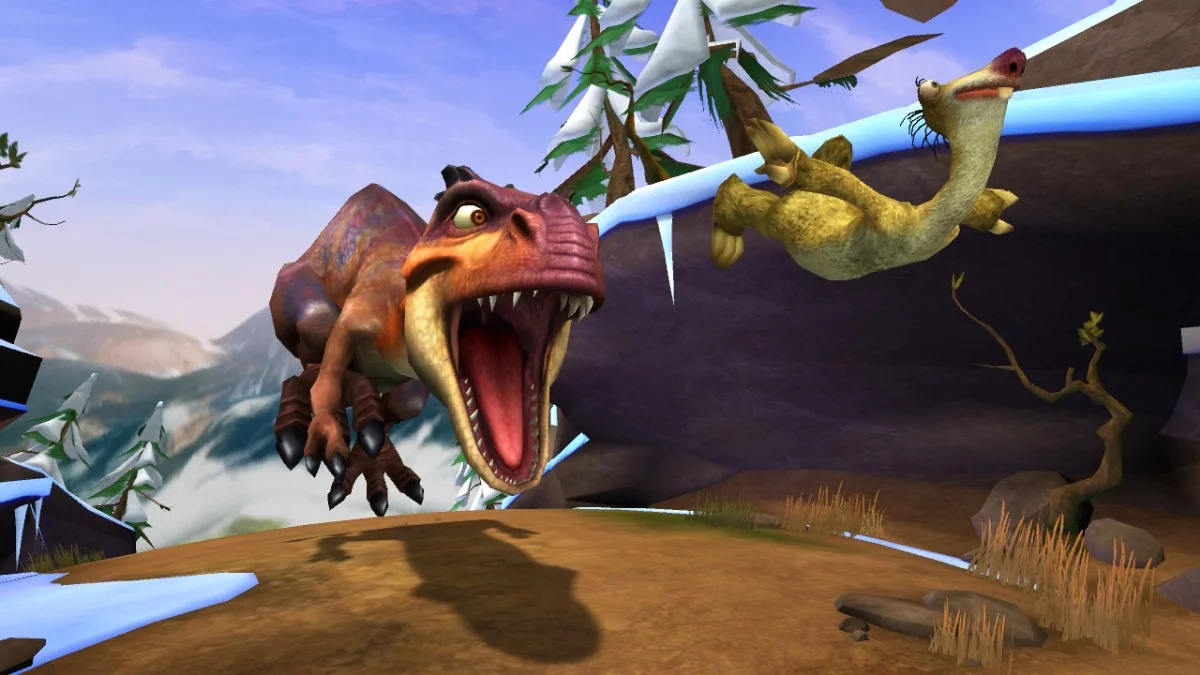 Изображение игры: Ice Age: Dawn of the Dinosaurs