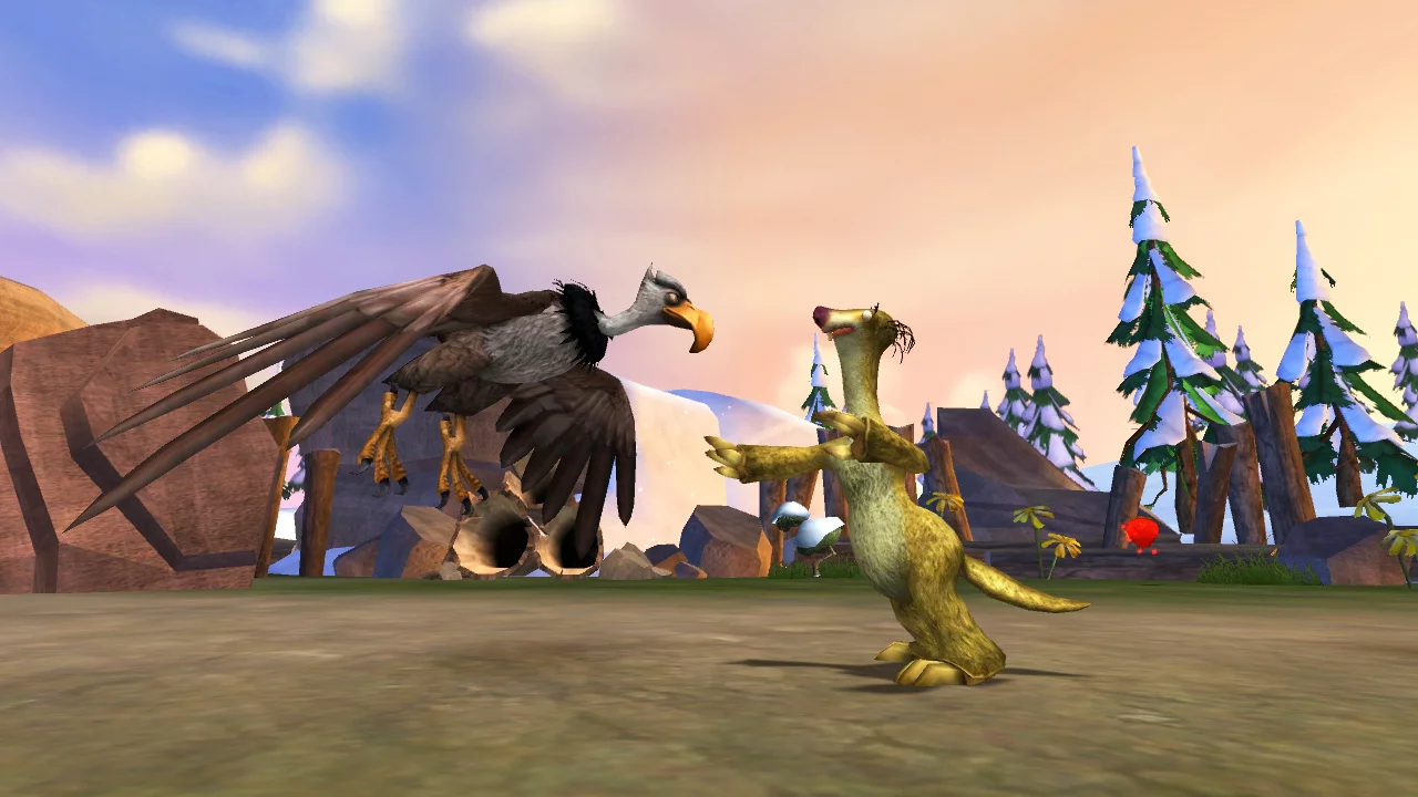 Изображение игры: Ice Age: Dawn of the Dinosaurs