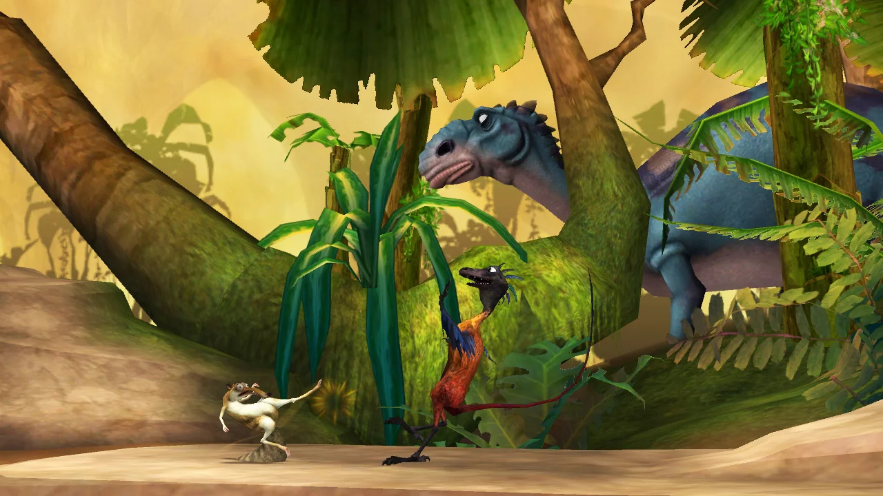 Изображение игры: Ice Age: Dawn of the Dinosaurs