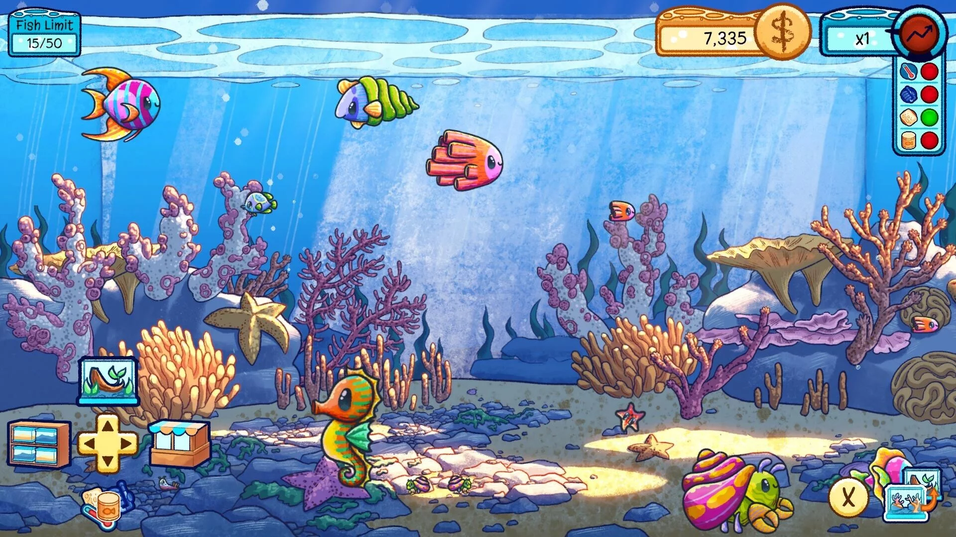 Изображение игры: My Cozy Aquarium