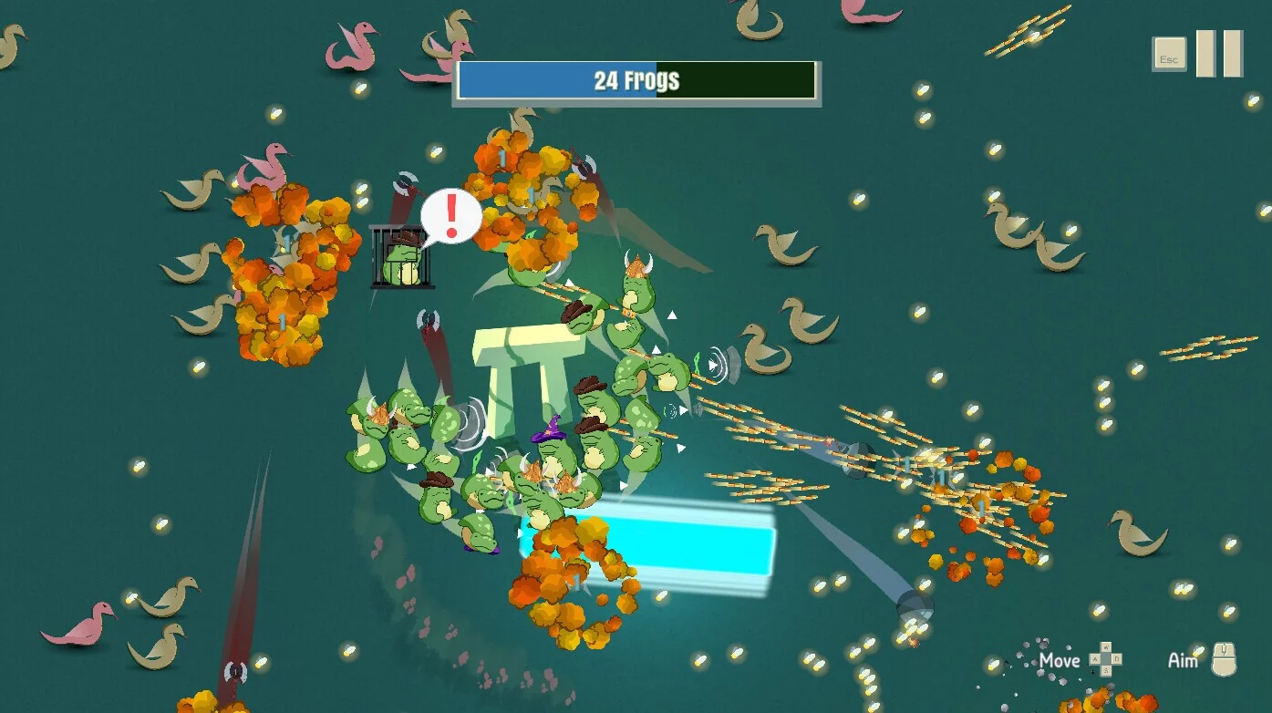 Изображение игры: Frogmageddon