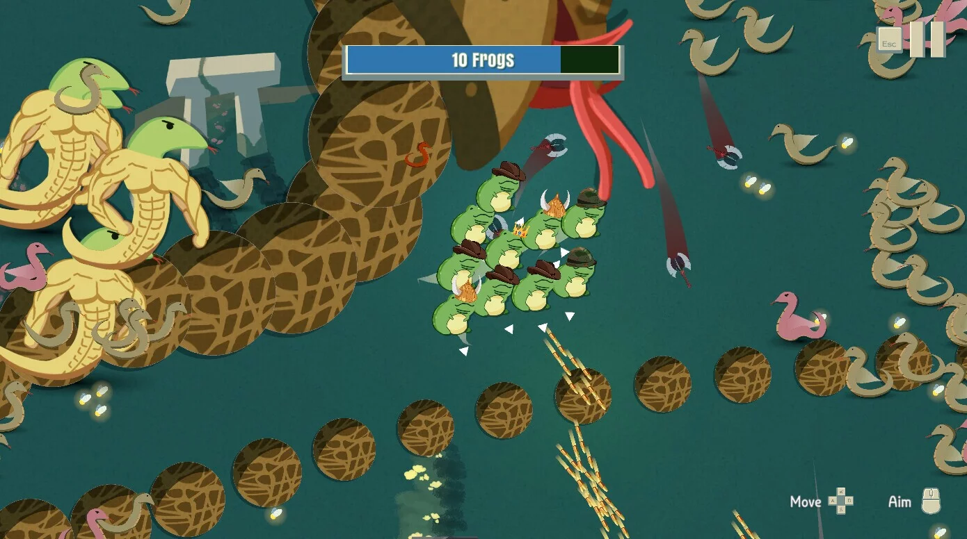 Изображение игры: Frogmageddon