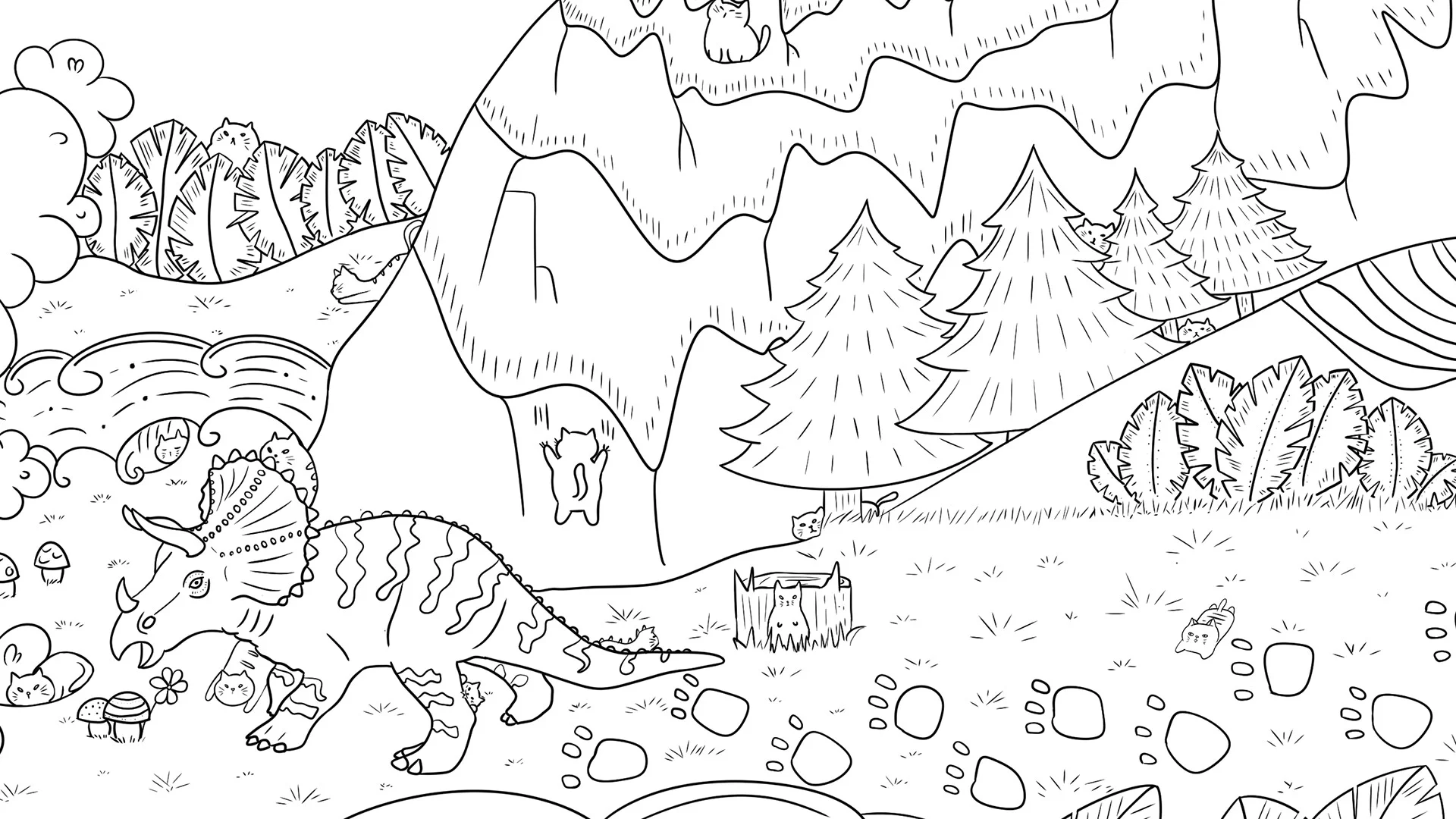 Изображение игры: 100 Dino Cats