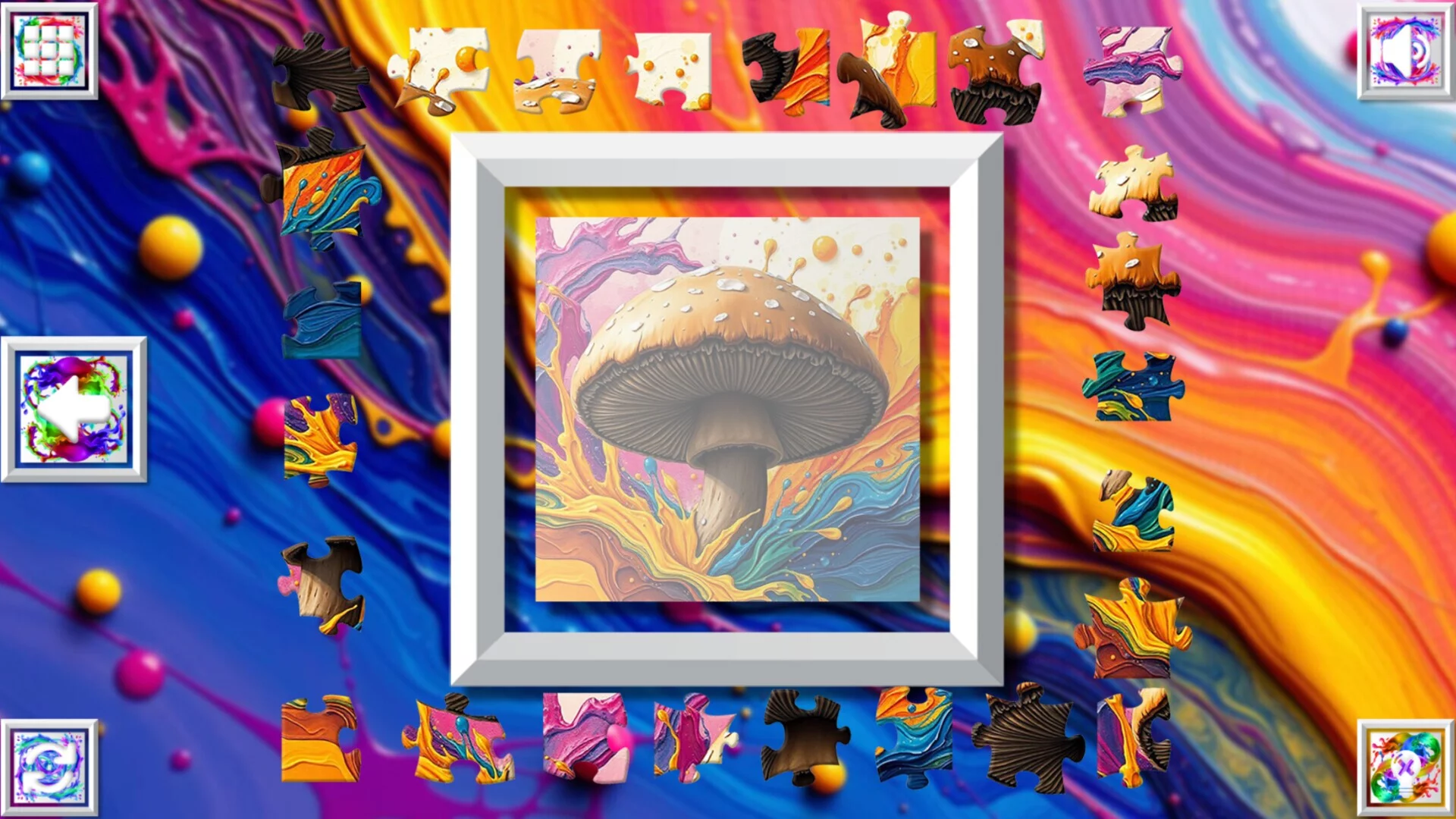 Изображение игры: Color Splash: Mushrooms