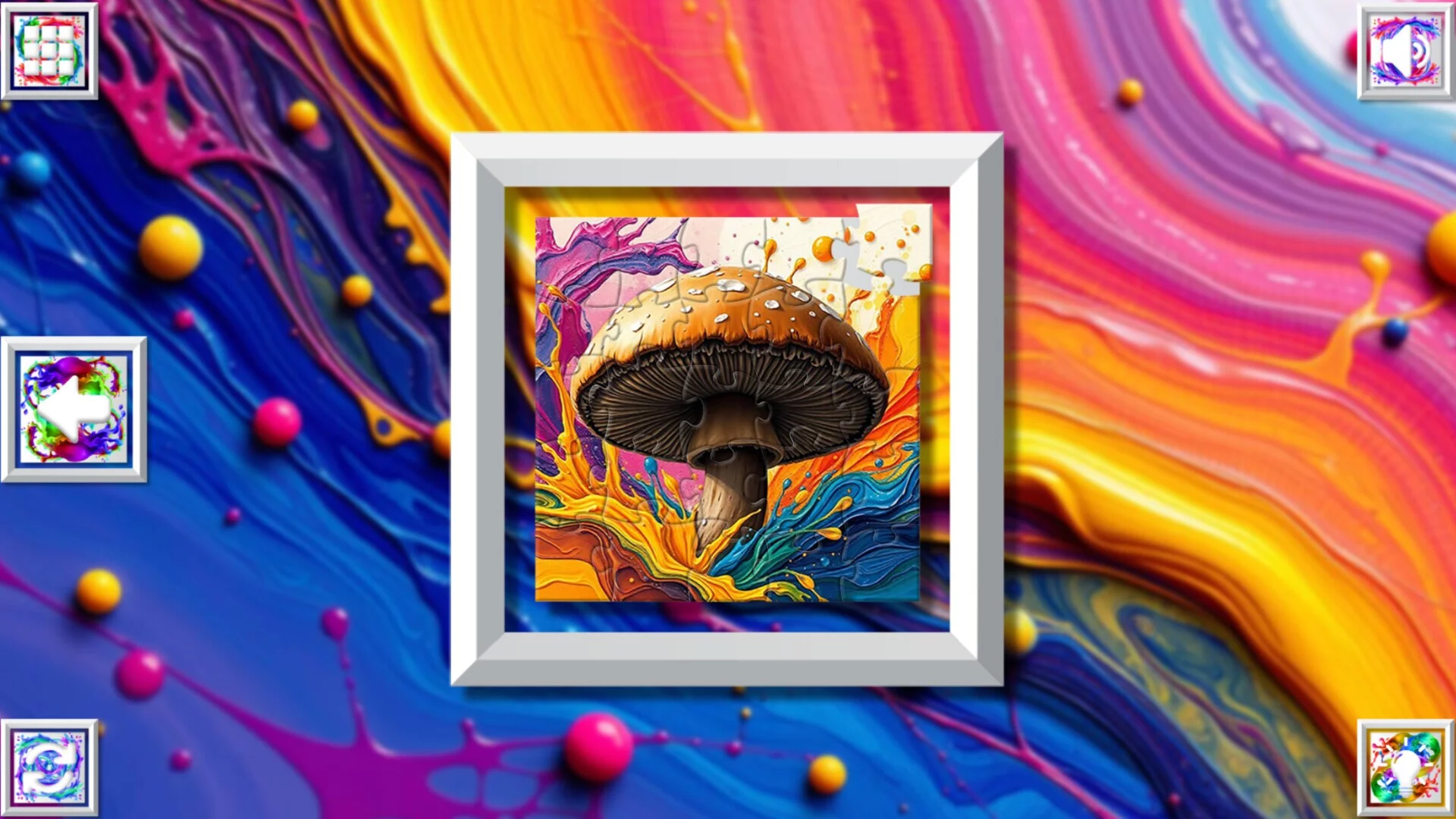 Изображение игры: Color Splash: Mushrooms
