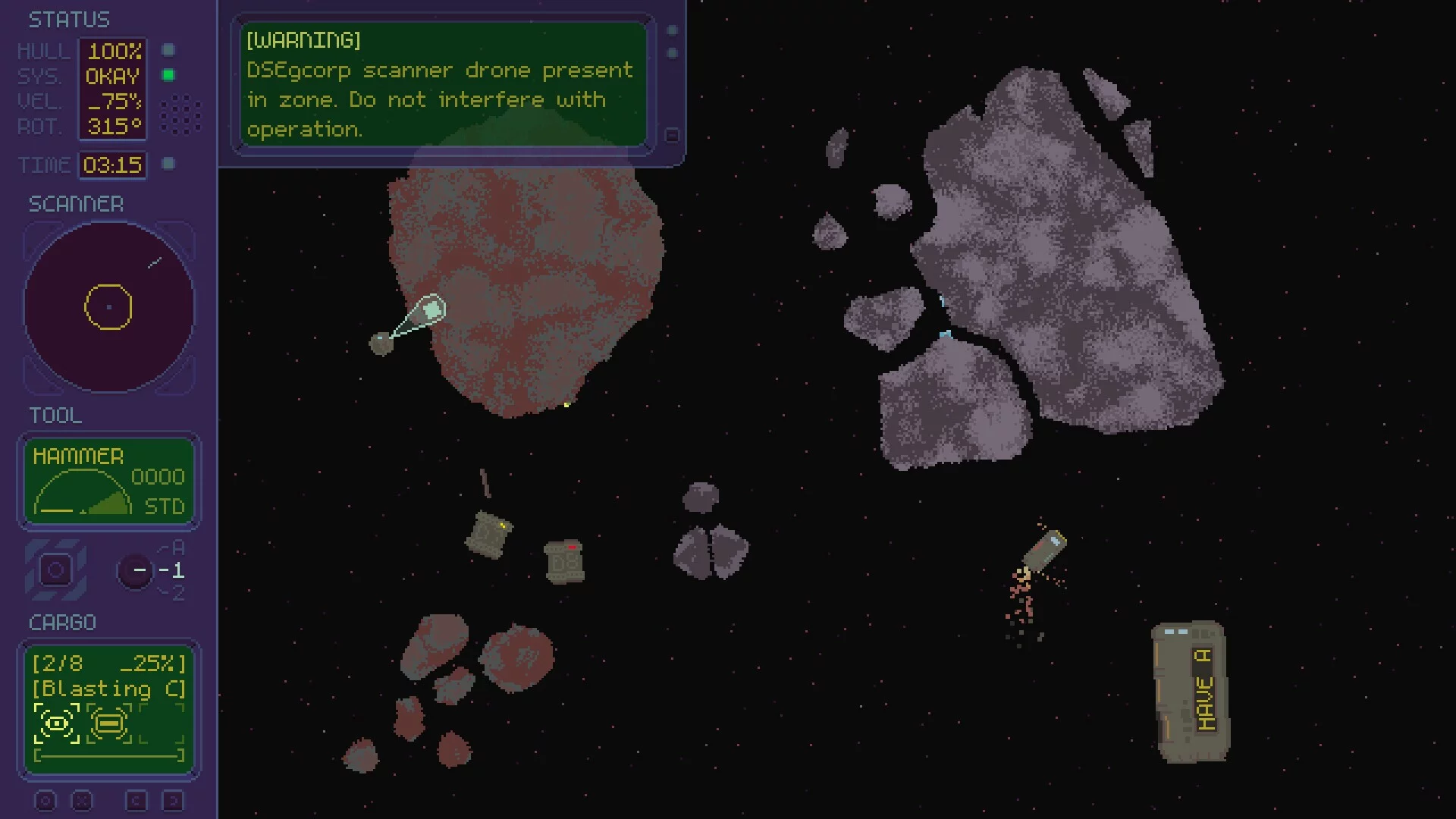 Изображение игры: Deep Space Exploitation