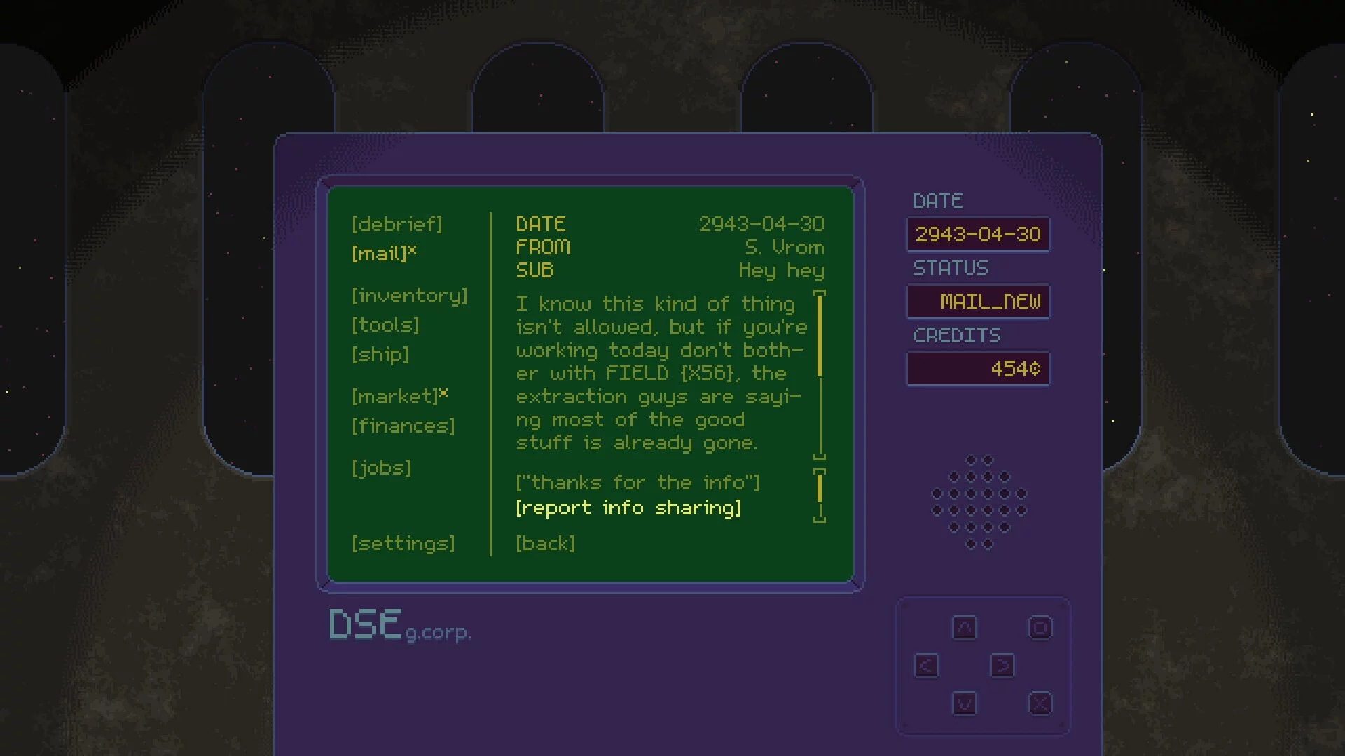 Изображение игры: Deep Space Exploitation
