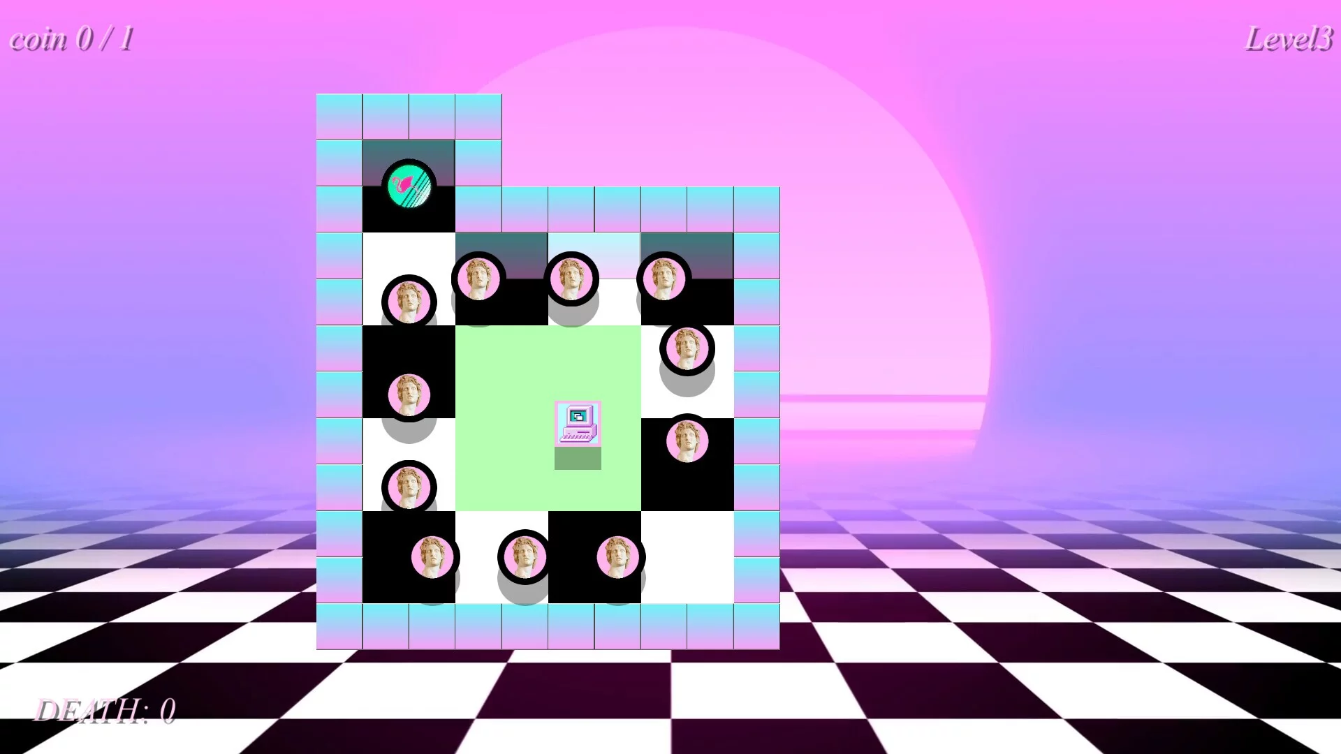 Изображение игры: Vaporwave Hardest Game