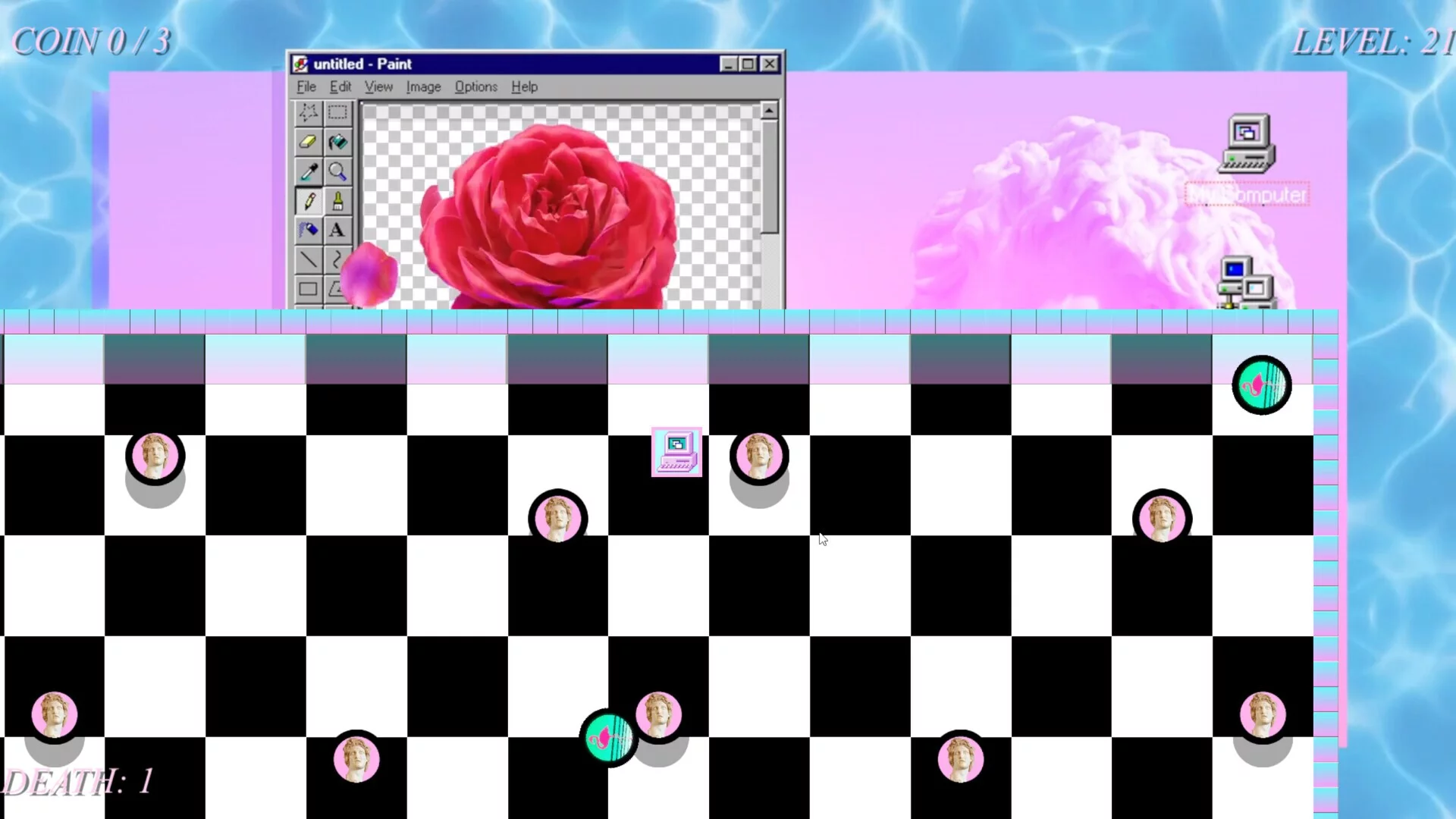 Изображение игры: Vaporwave Hardest Game