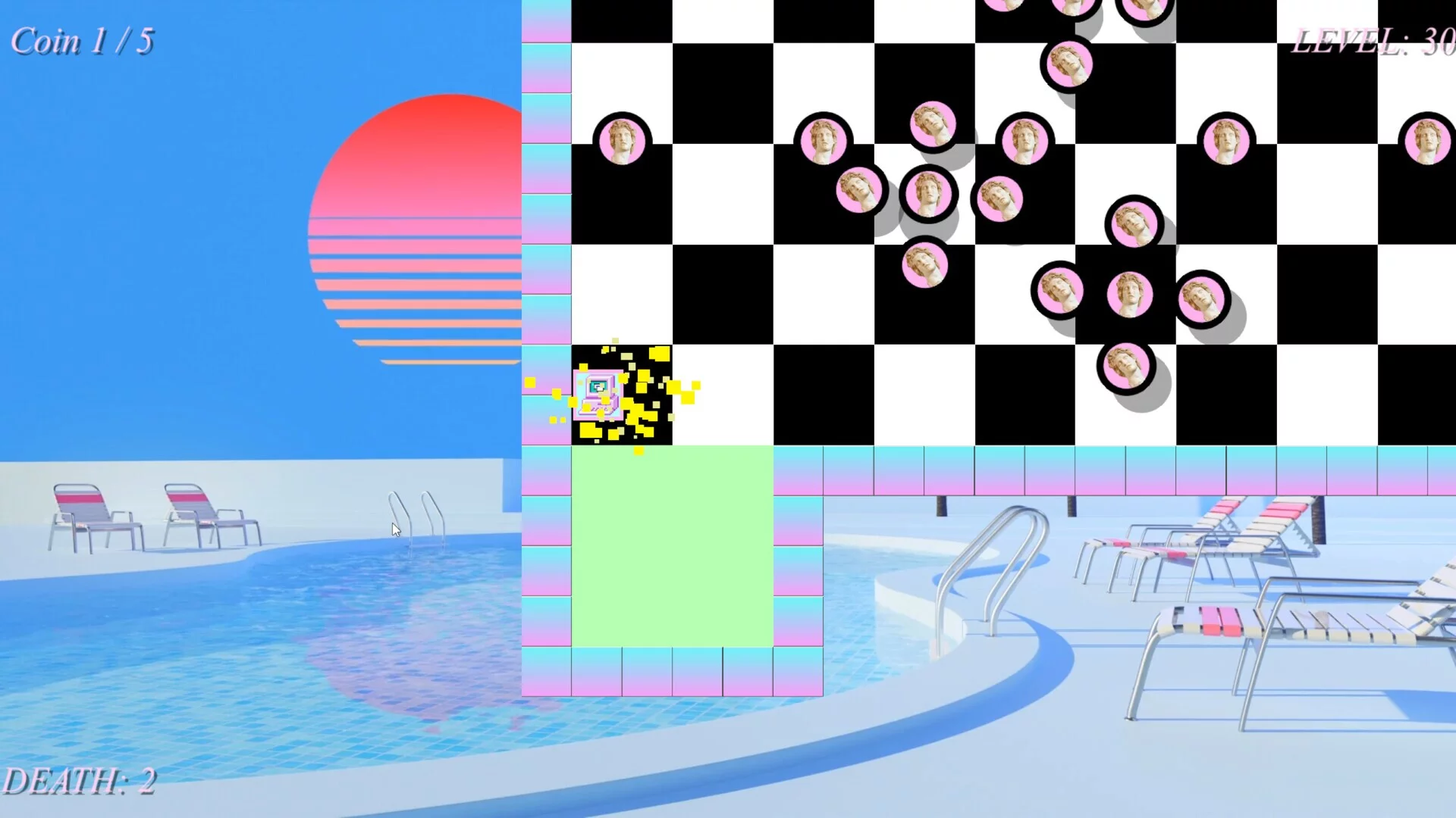 Изображение игры: Vaporwave Hardest Game