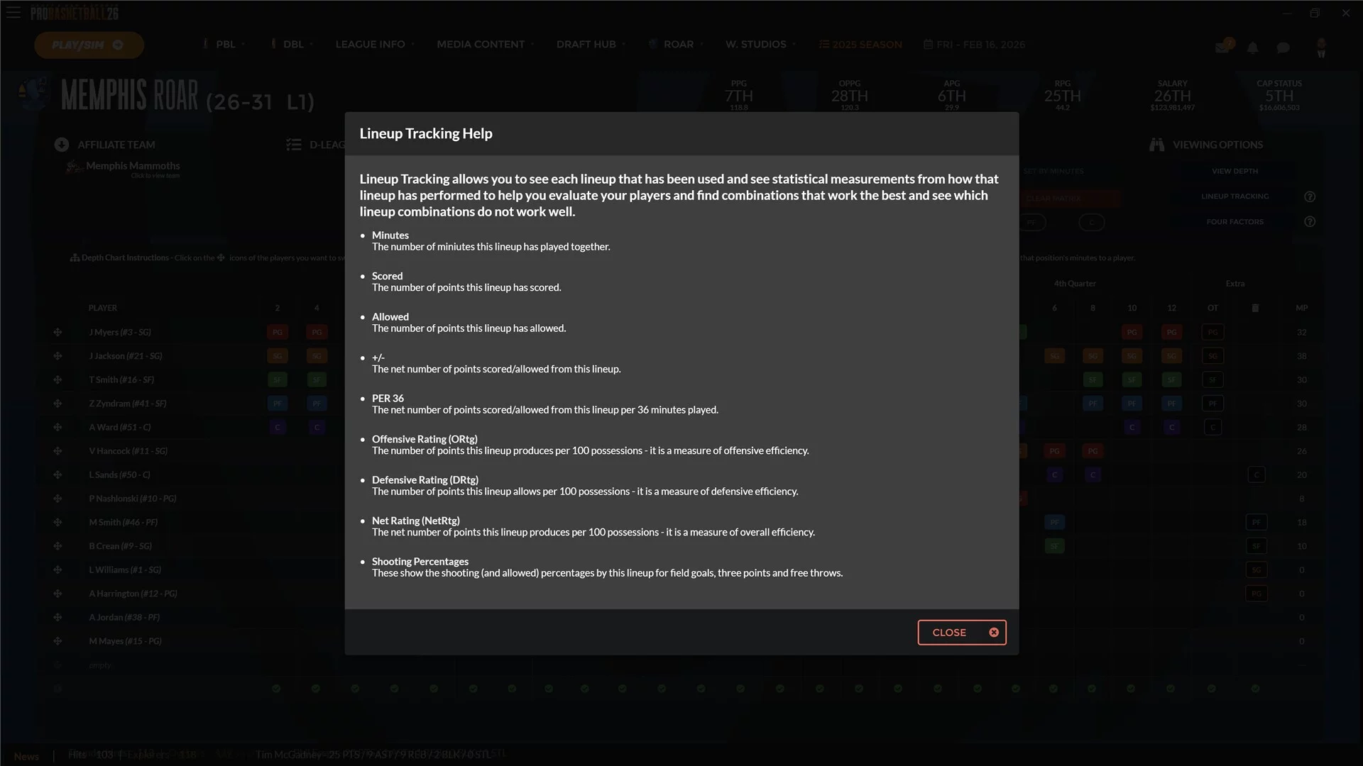 Изображение игры: Draft Day Sports: Pro Basketball 2026