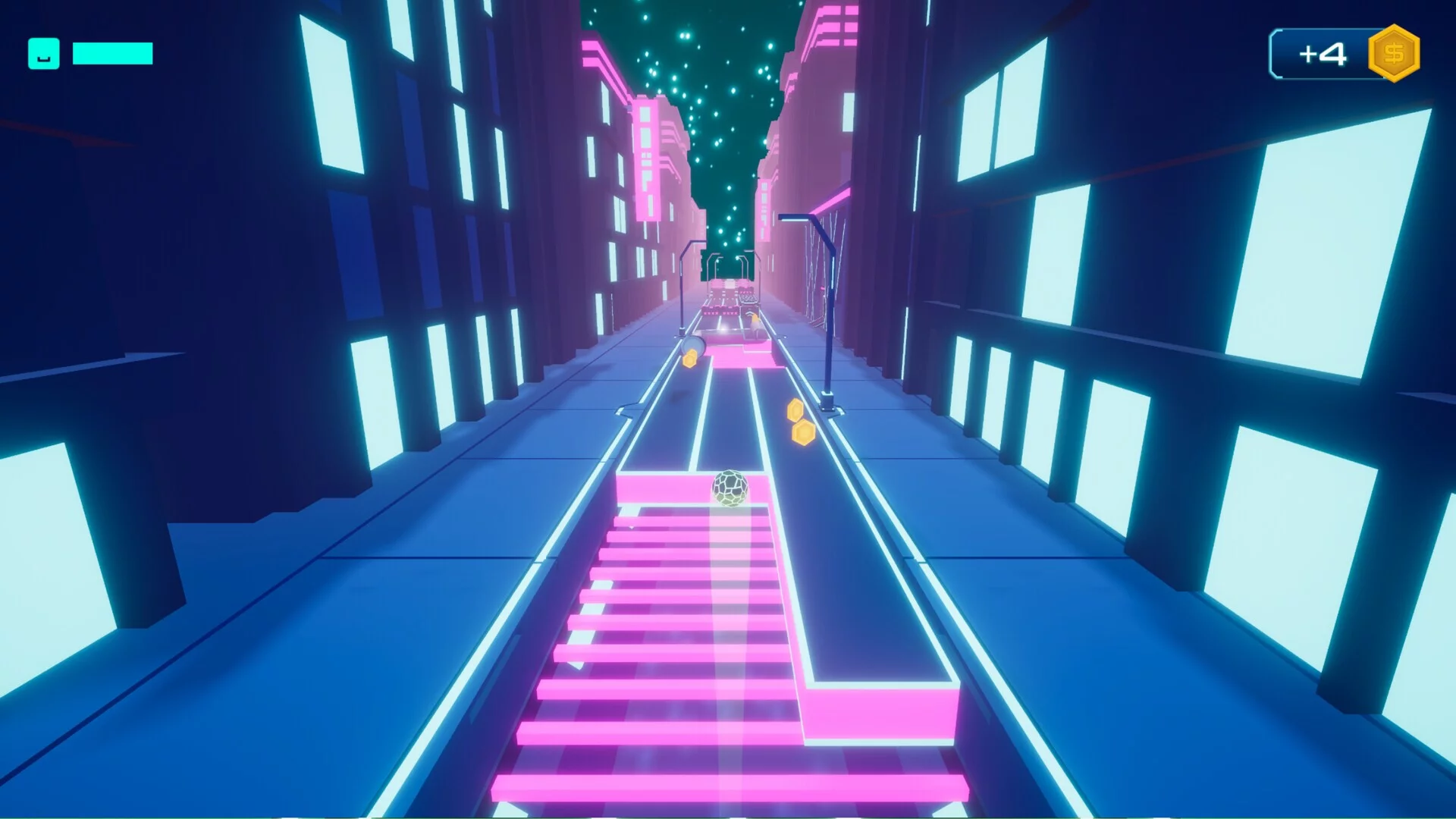 Изображение игры: Neon Roller