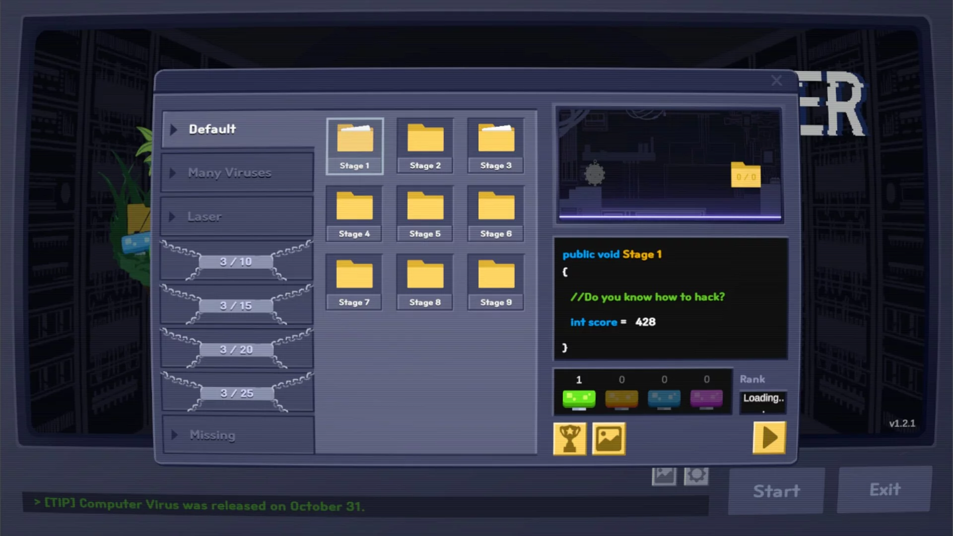 Изображение игры: Computer Virus