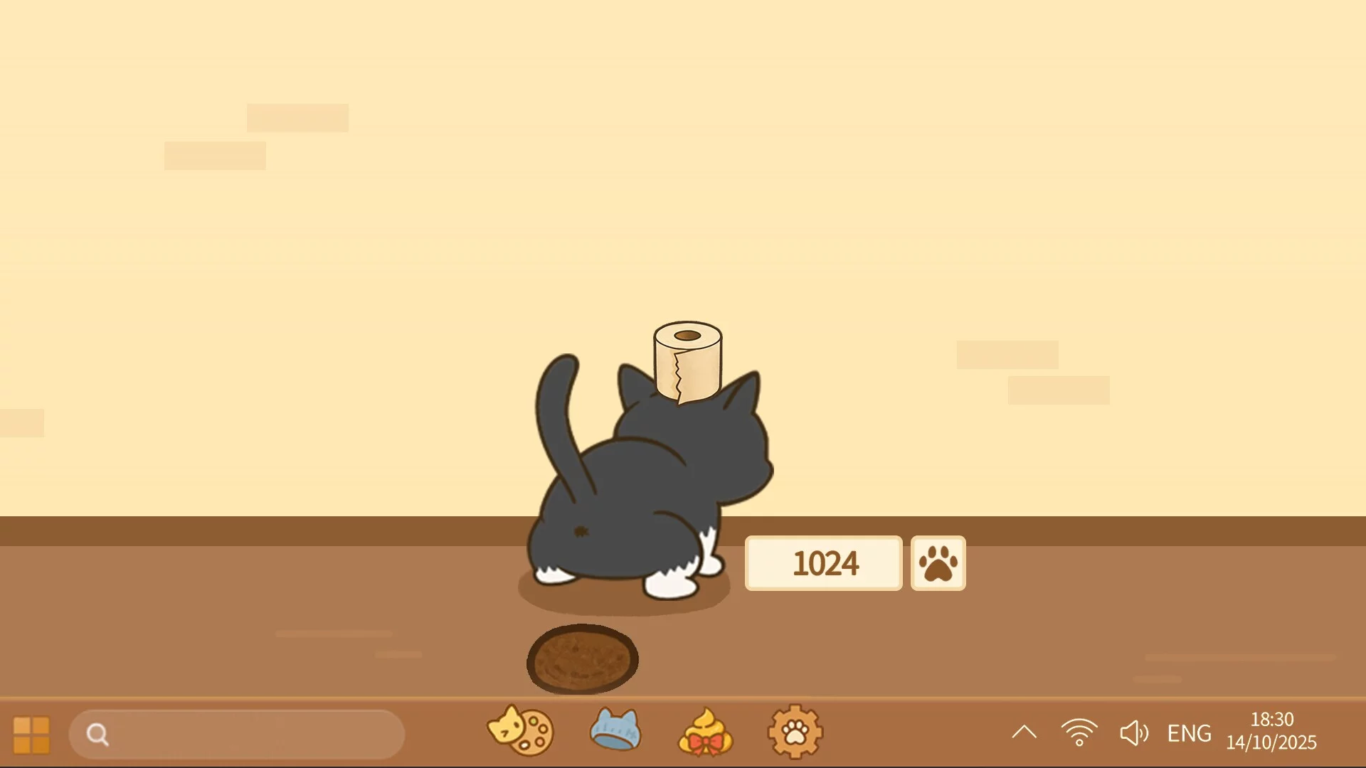 Изображение игры: Pooping Cat