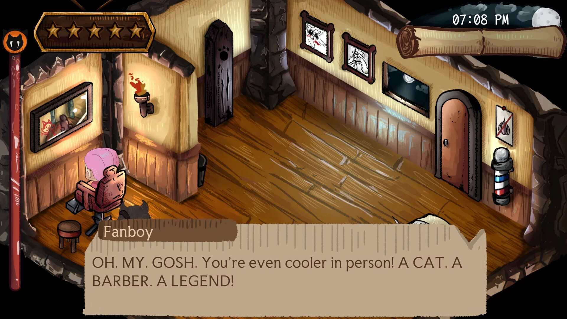 Изображение игры: Count Meowcula's Barbershop